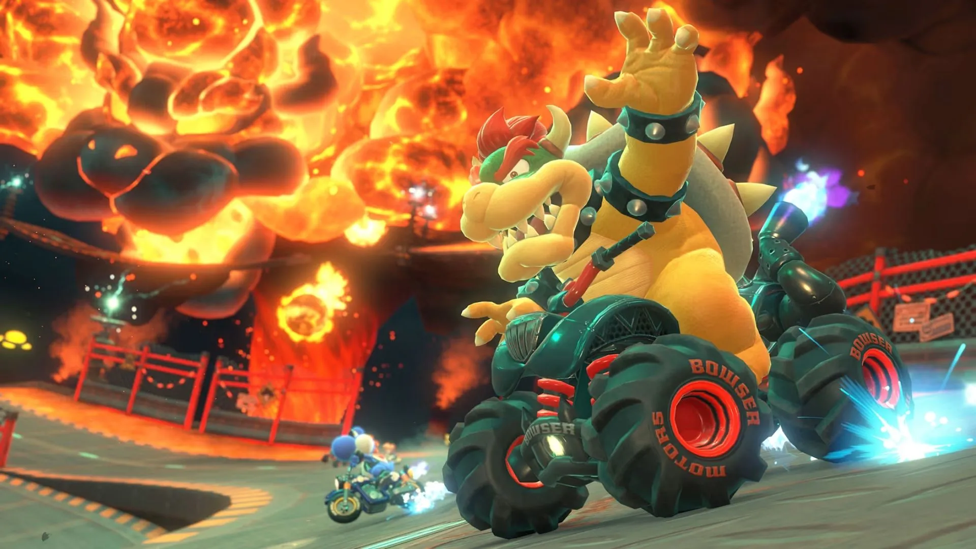 Giao diện chọn xe trong Mario Kart World, hiển thị các tùy chọn tùy chỉnh xe go kart