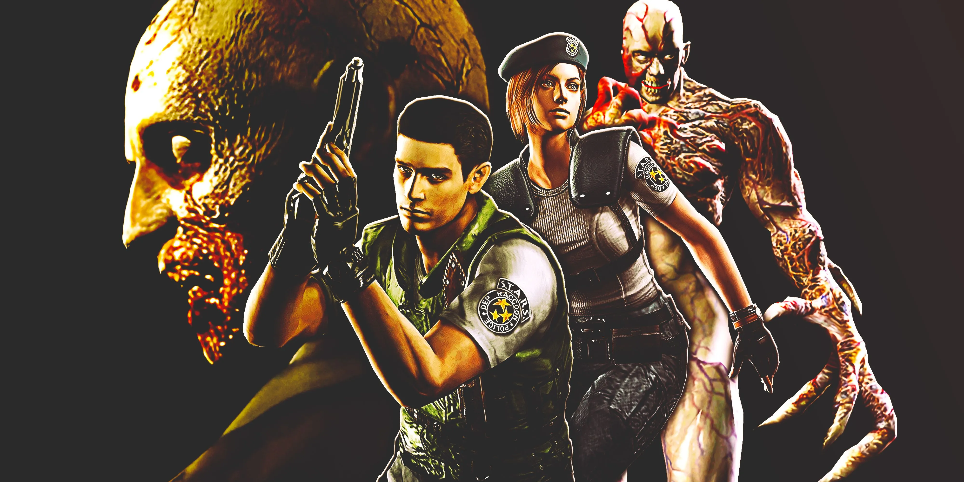 Hình ảnh gợi nhớ bối cảnh kinh điển của dòng game Resident Evil