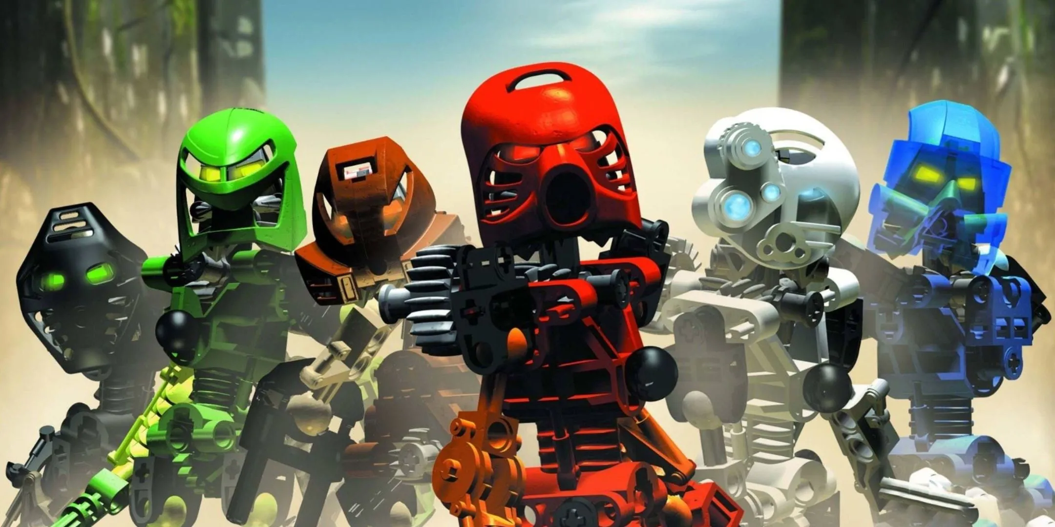 Hình ảnh minh họa game Bionicle Masks of Power, một sản phẩm khác liên quan đến LEGO