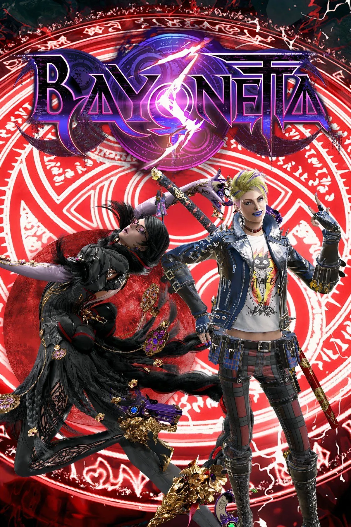 Ảnh bìa chính thức của tựa game hành động Bayonetta 3