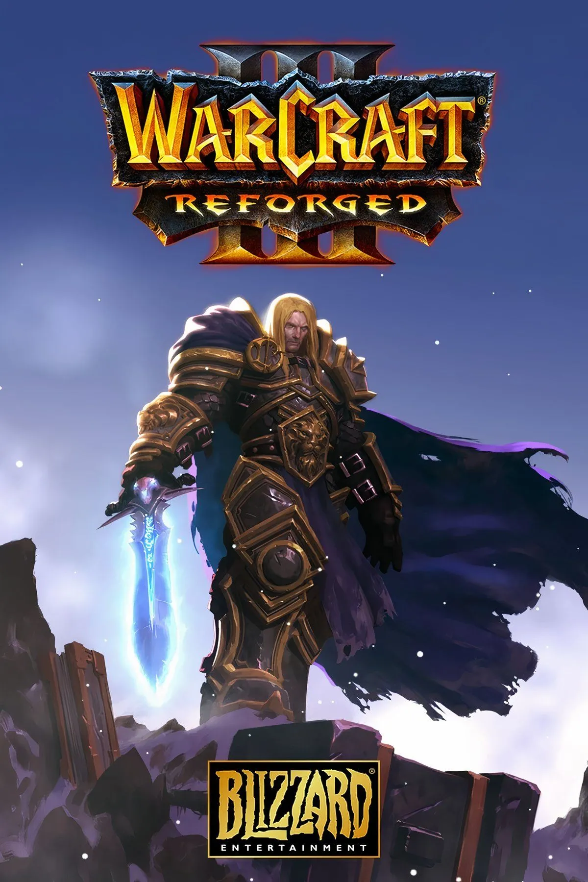 Ảnh bìa chính thức của Warcraft 3 Reforged, bản làm lại bị chỉ trích nặng nề