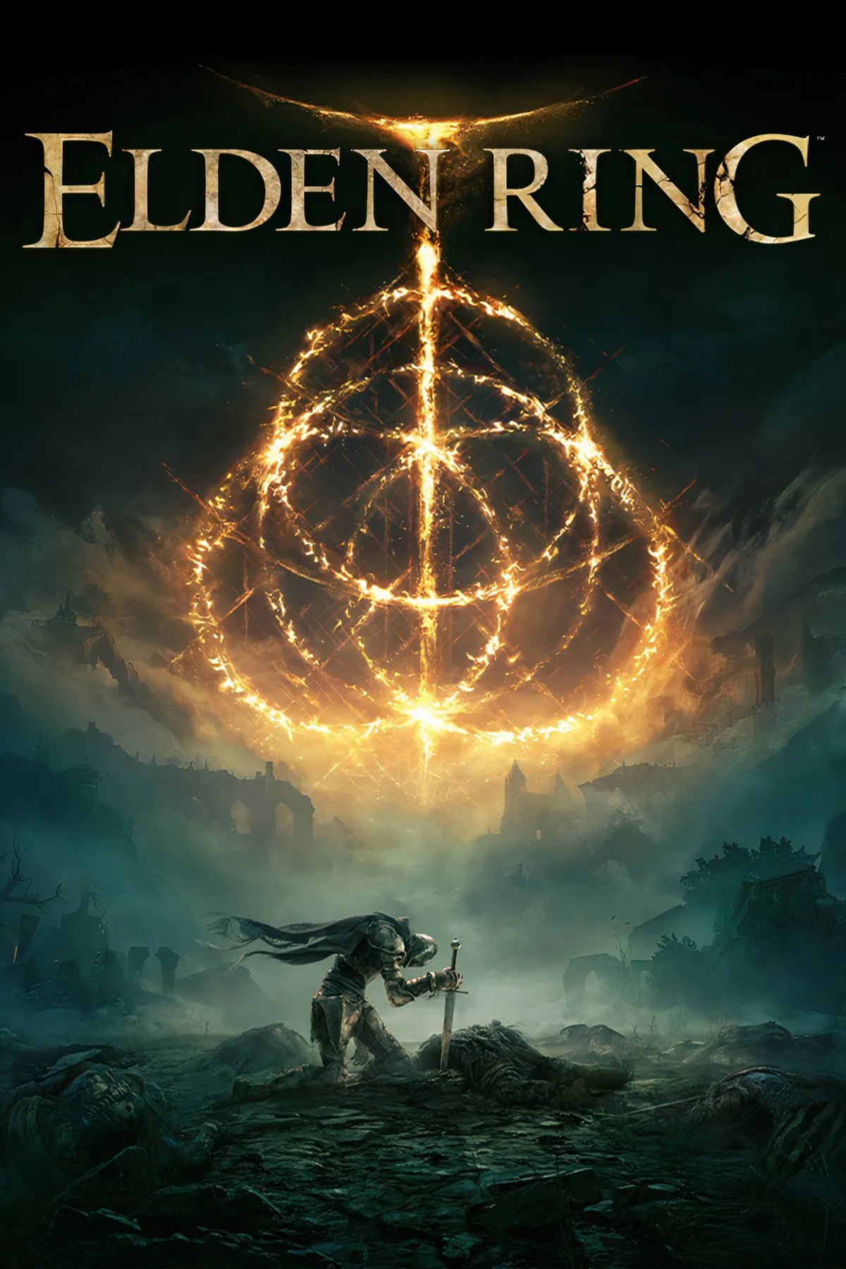 Ảnh bìa Elden Ring với Erdtree hùng vĩ, tượng trưng cho thế giới Lands Between