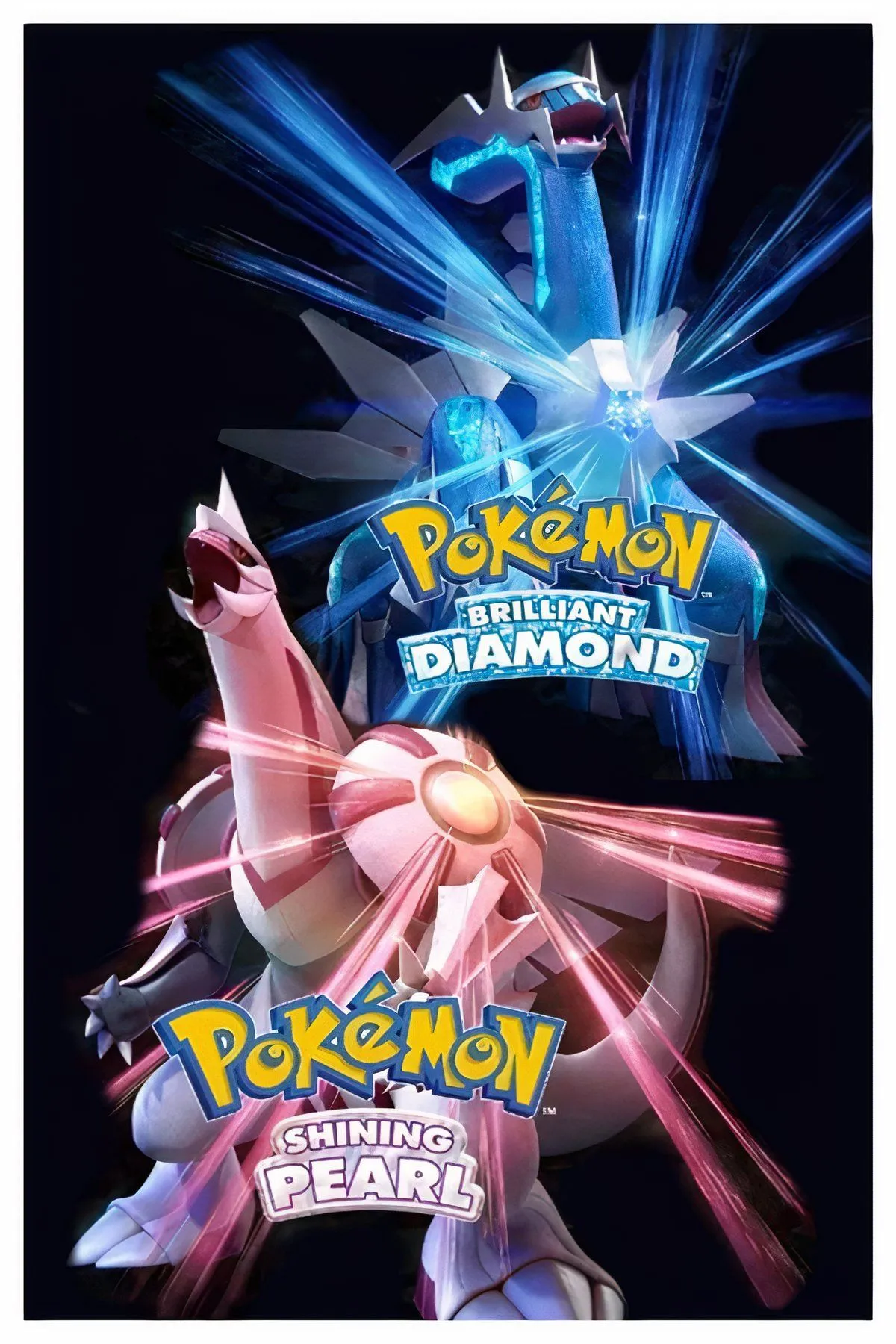 Ảnh bìa game Pokémon Brilliant Diamond và Shining Pearl, bản làm lại bị chỉ trích nặng nề