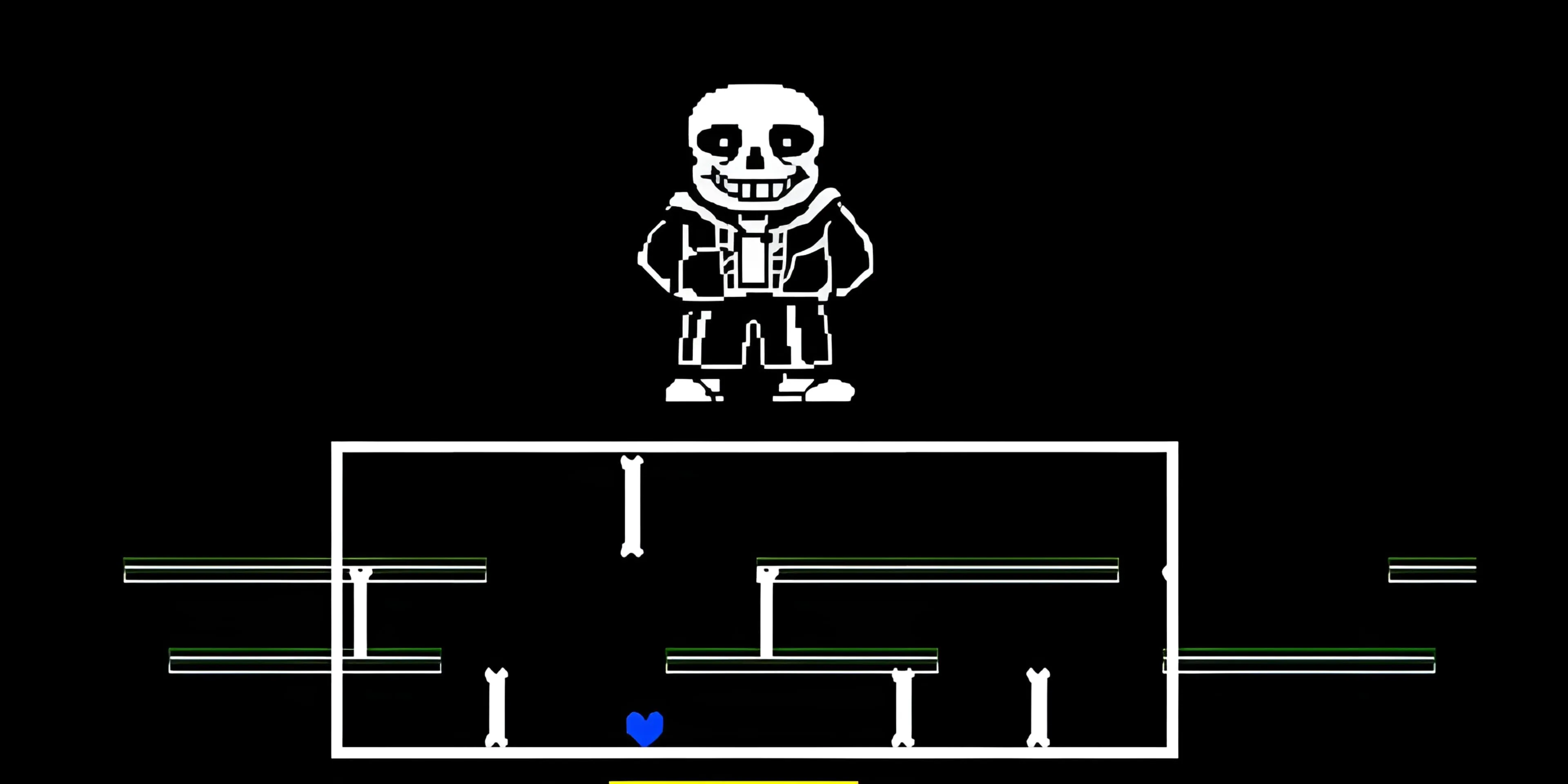 Battling Sans in Undertale