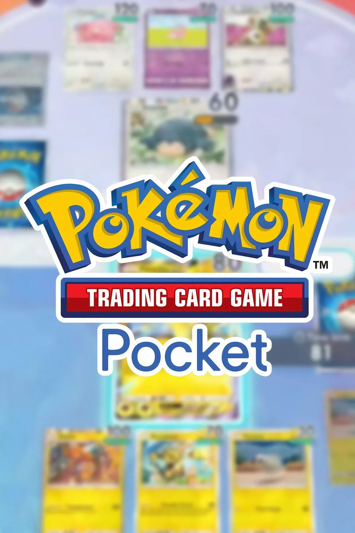 Bìa chính game thẻ bài Pokemon Trading Card Game Pocket