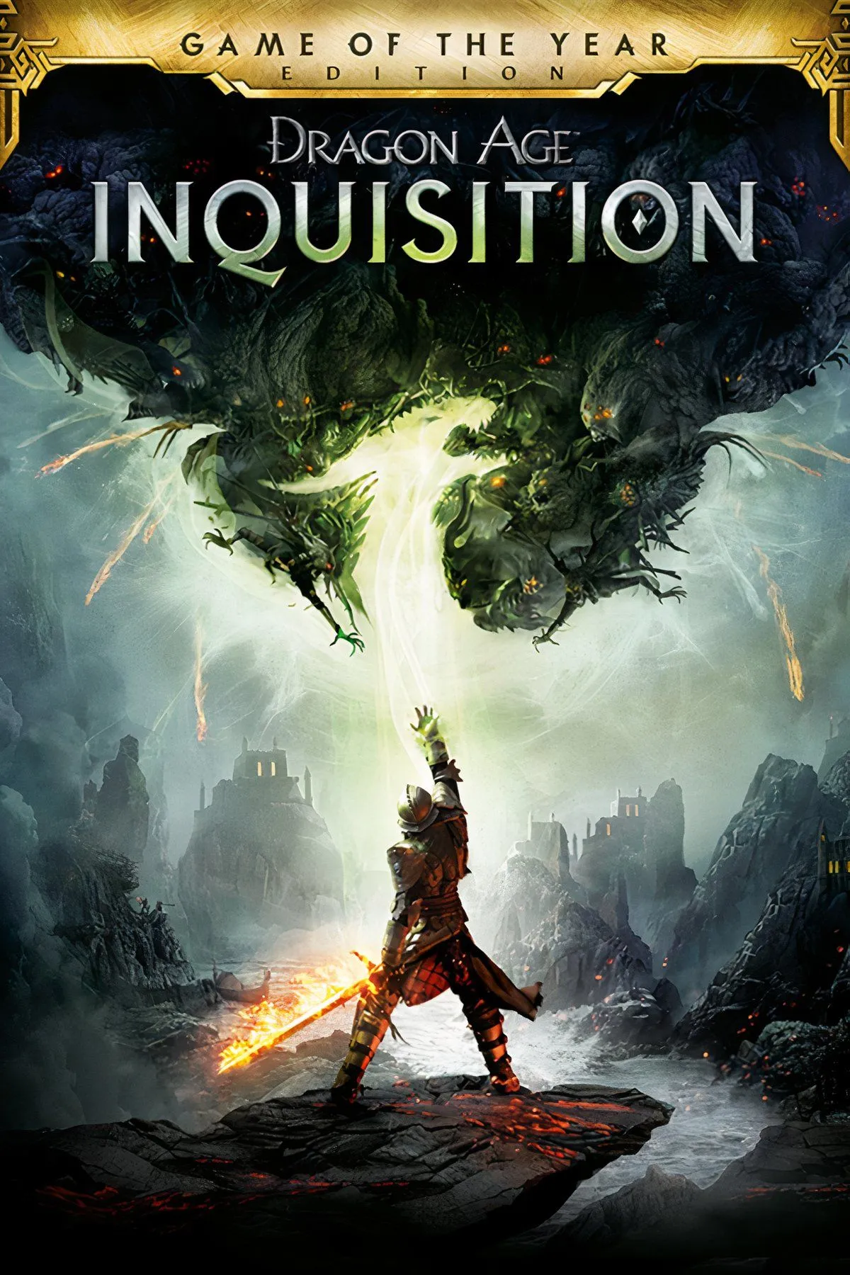 Bìa game Dragon Age: Inquisition, tựa game nhập vai dark fantasy của BioWare vượt qua nhiều định kiến để thành công.
