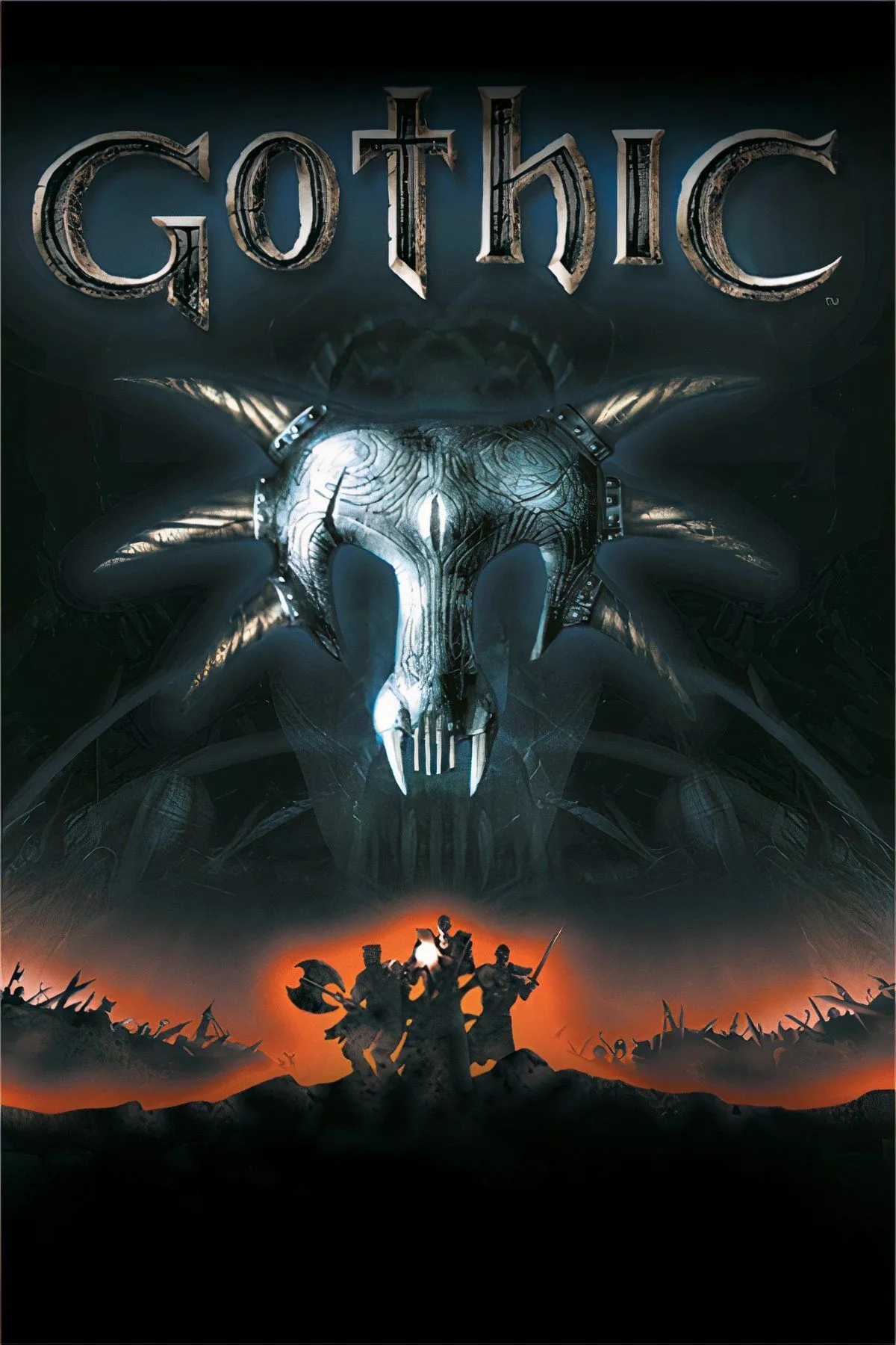 Bìa game Gothic, tựa game nhập vai &quot;Eurojank&quot; trở thành cult classic, mang đến trải nghiệm sinh tồn khắc nghiệt.