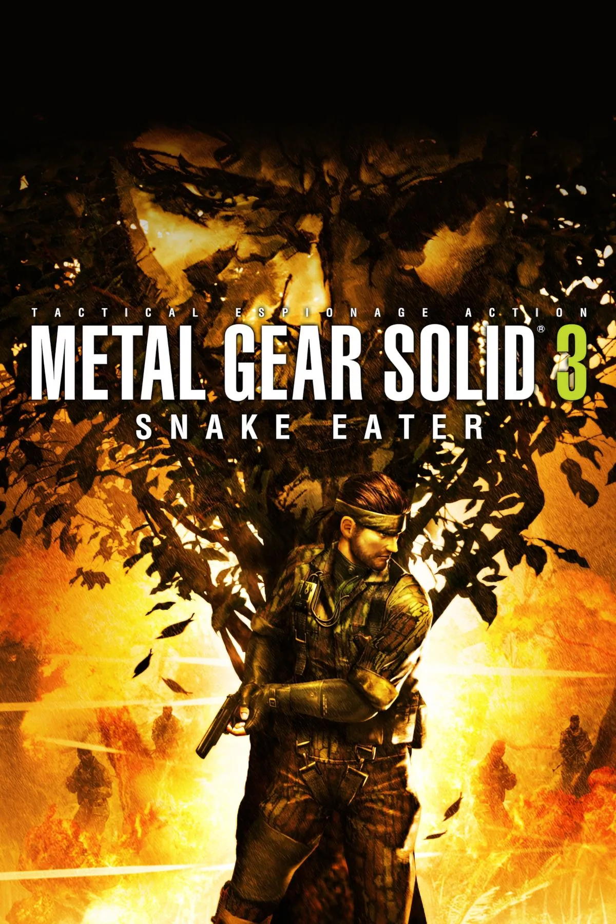 Big Boss ẩn mình trong khu rừng nhiệt đới của Metal Gear Solid 3: Snake Eater