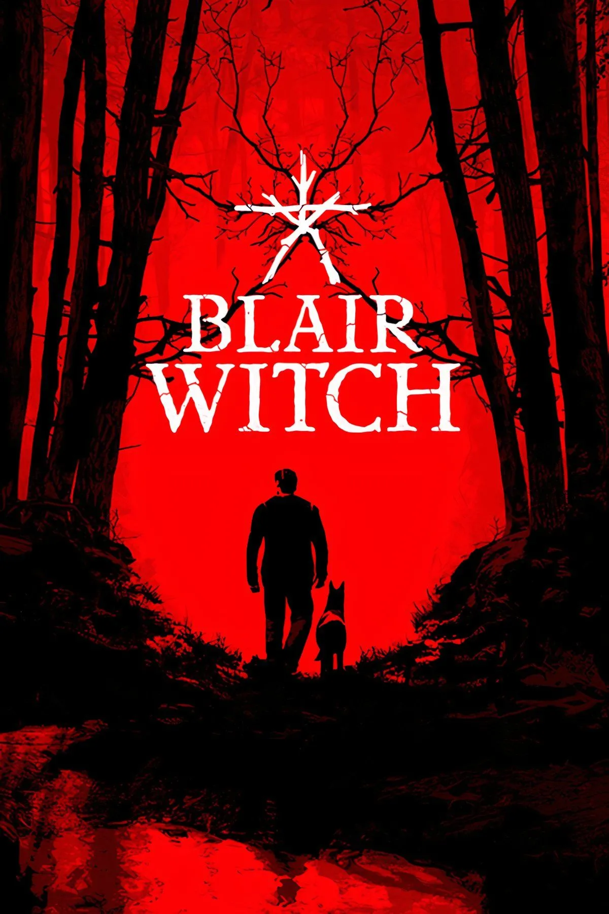 Blair Witch cover art, game kinh dị rừng ma ám, chó Bullet