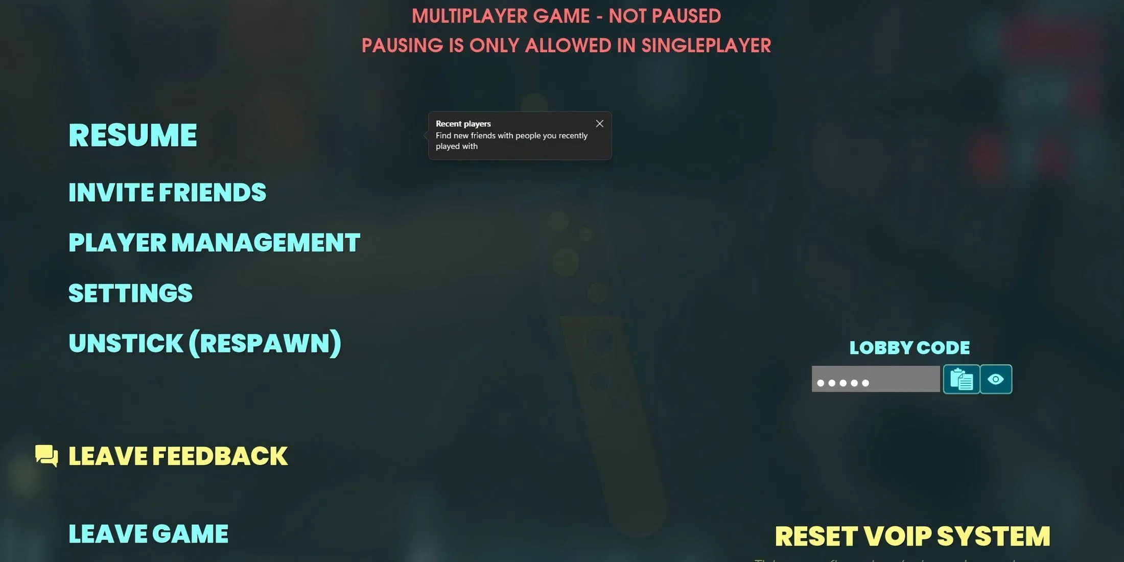 Cách tìm và nhập Lobby Code để tham gia server Abiotic Factor