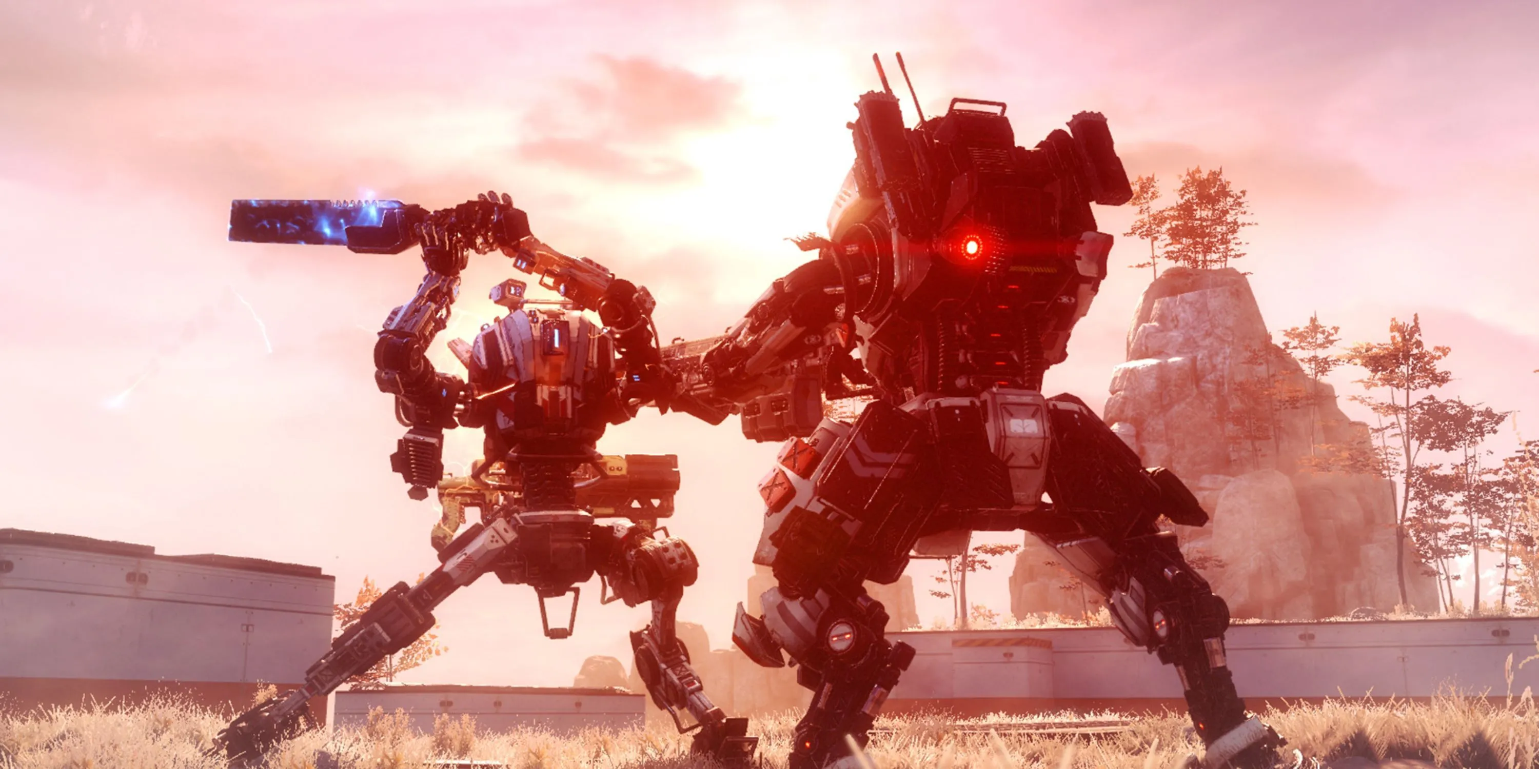 Cảnh chiến đấu trong Titanfall 2, tựa game bị ảnh hưởng bởi tình trạng hack/cheat, một vấn đề nhức nhối trong PC gaming online.