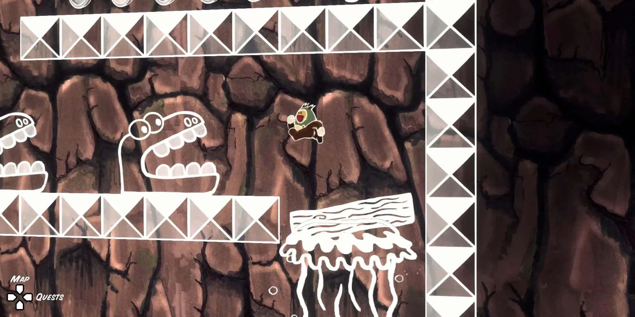 Cảnh gameplay platforming trong Ruffy and the Riverside