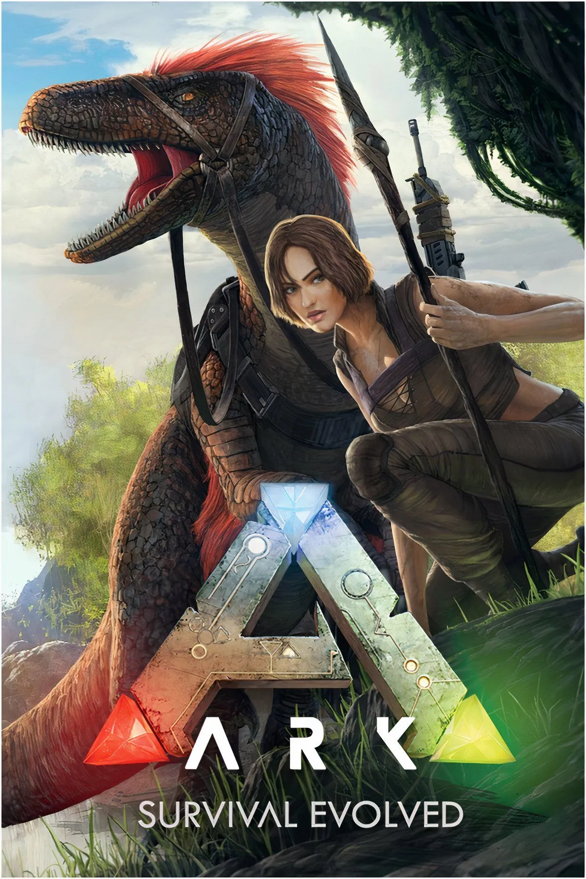 Cảnh sinh tồn khắc nghiệt với khủng long trong ARK: Survival Evolved.