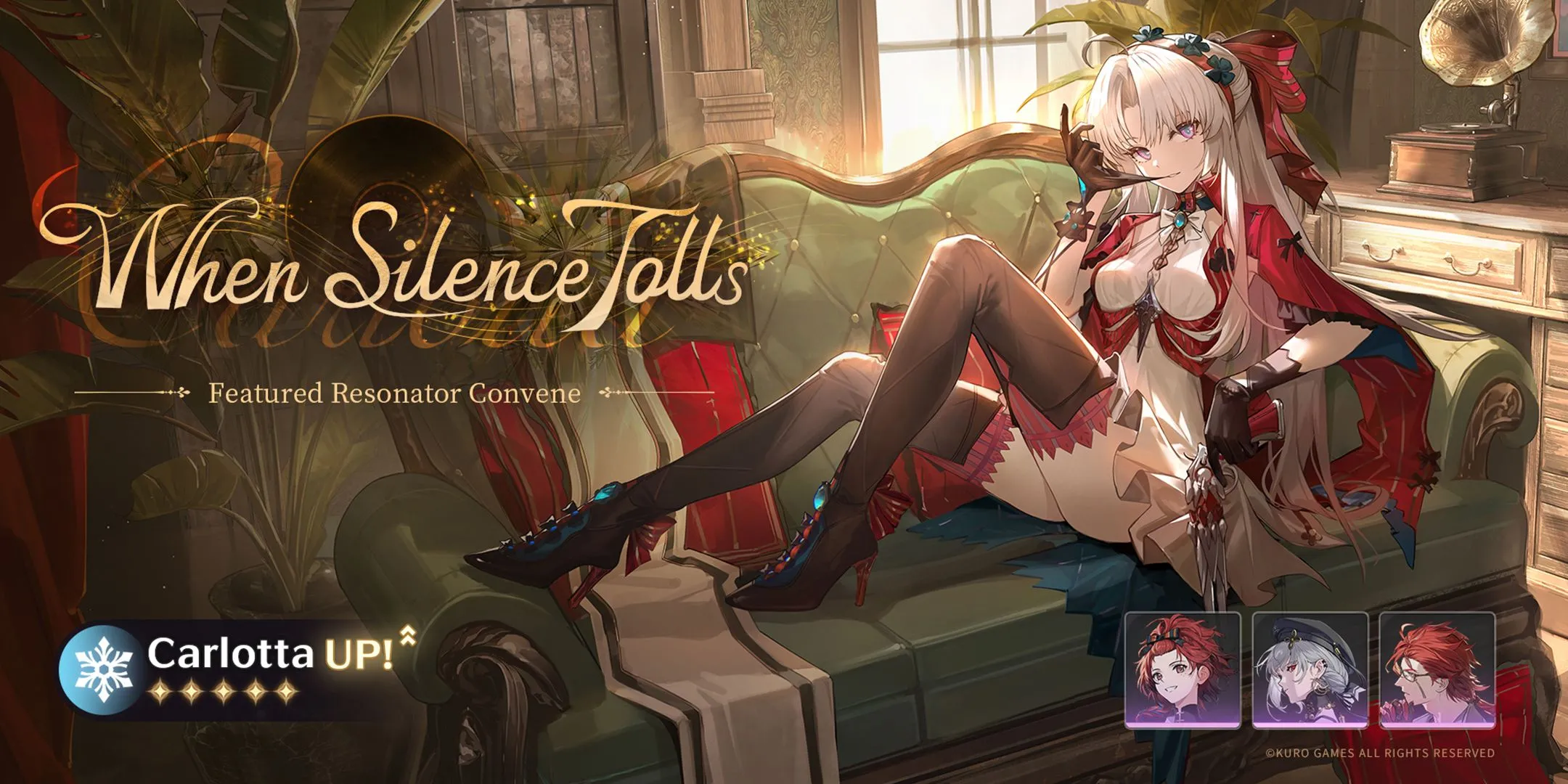 Carlotta debut Wuthering Waves WuWa lịch sử banner
