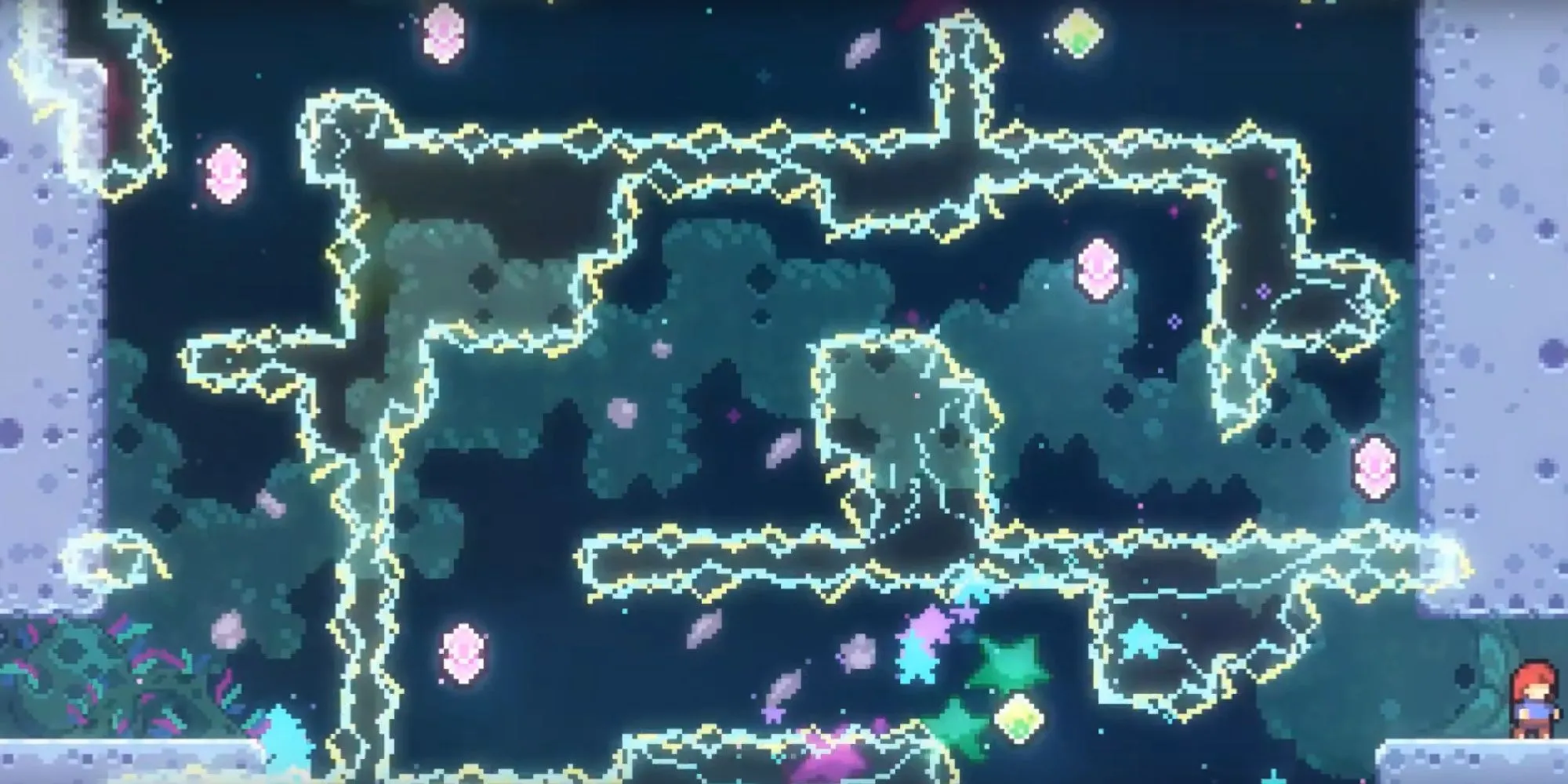Celeste moving to the next stage in Farewell stage