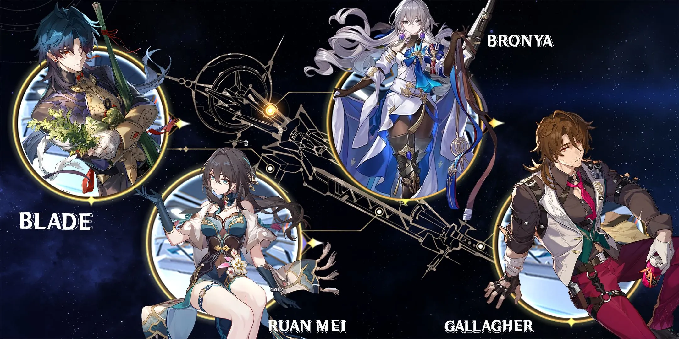 Đội hình Blade Honkai Star Rail với Ruan Mei, Bronya và Gallagher thân thiện cho F2P