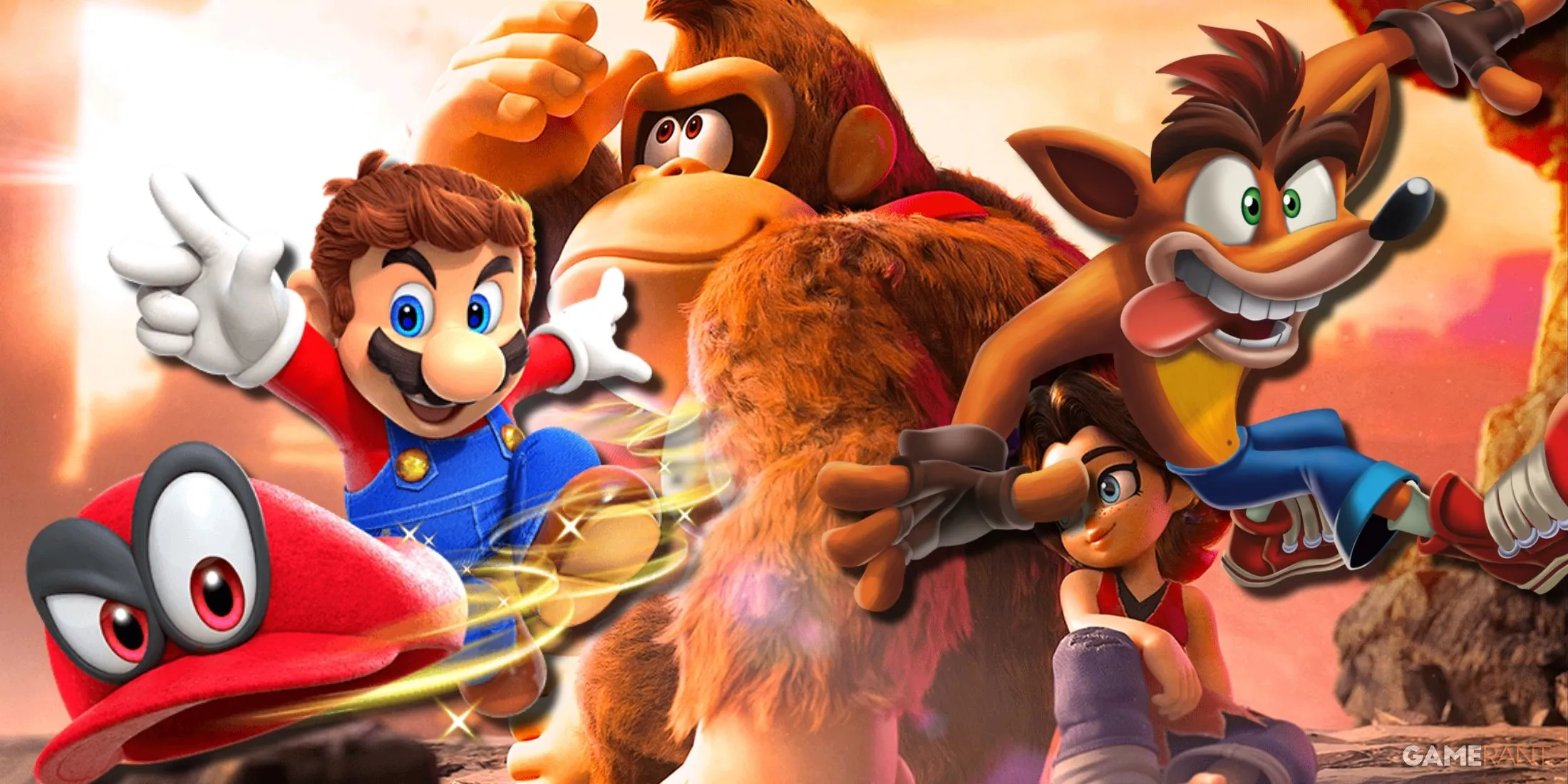 Donkey Kong Bananza cùng cơ chế camera động hỗ trợ môi trường 3D