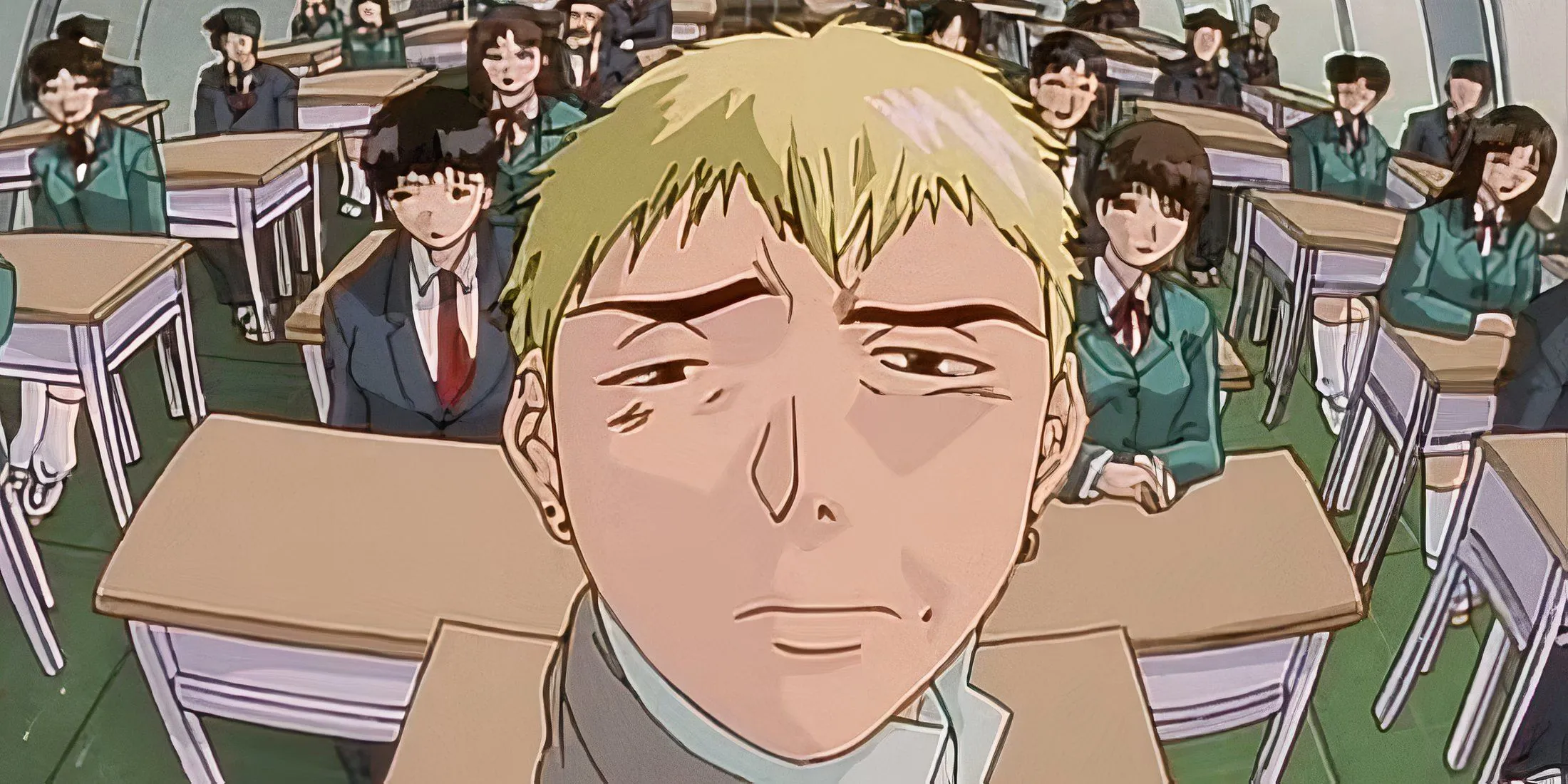 Eikichi Onizuka, giáo viên &quot;bất hảo&quot; trong &quot;GTO: Great Teacher Onizuka&quot;, đang tương tác với học sinh.