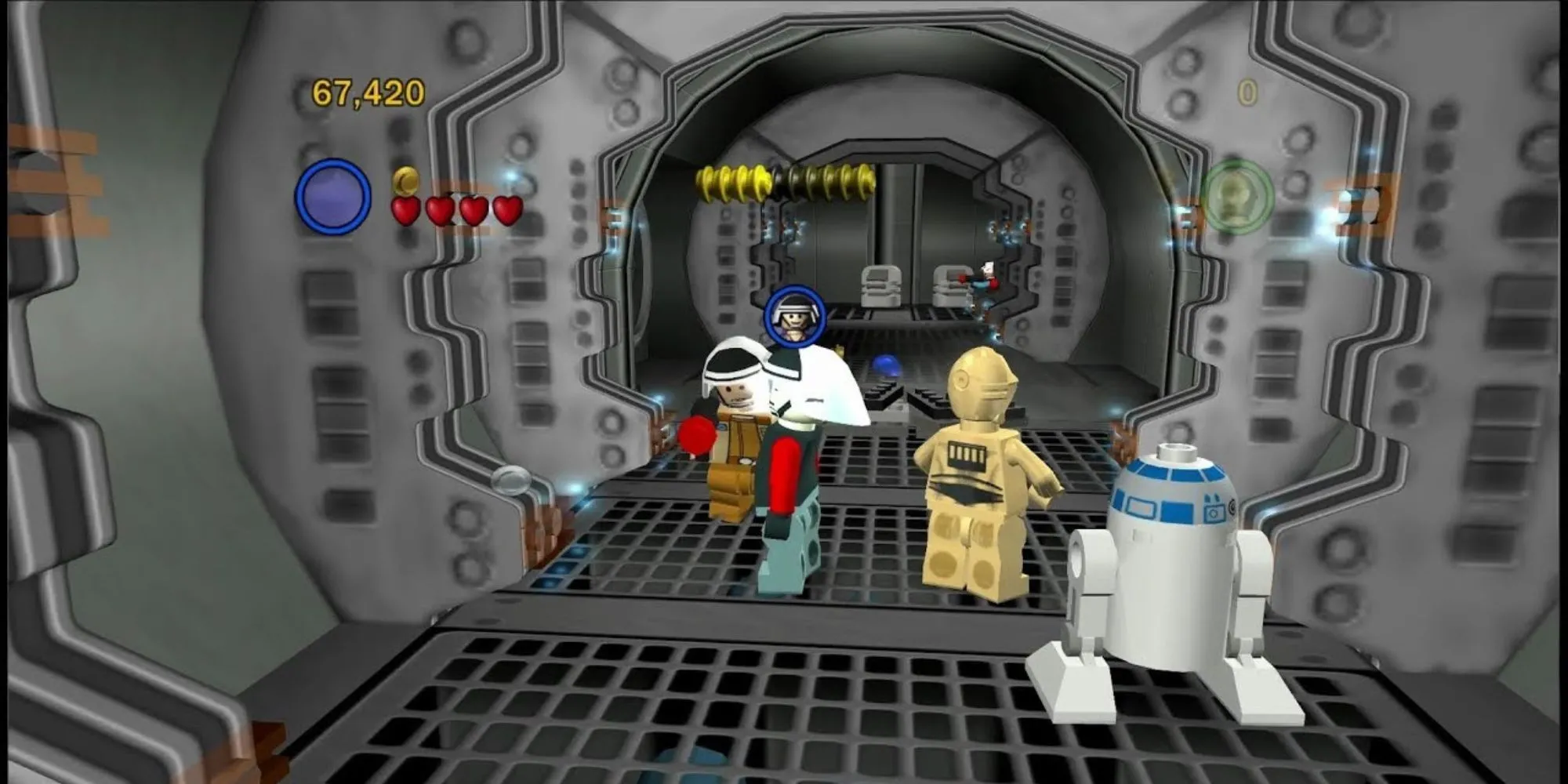 Gameplay Lego Star Wars trên PS2, phiên bản chuyển thể trilogy gốc