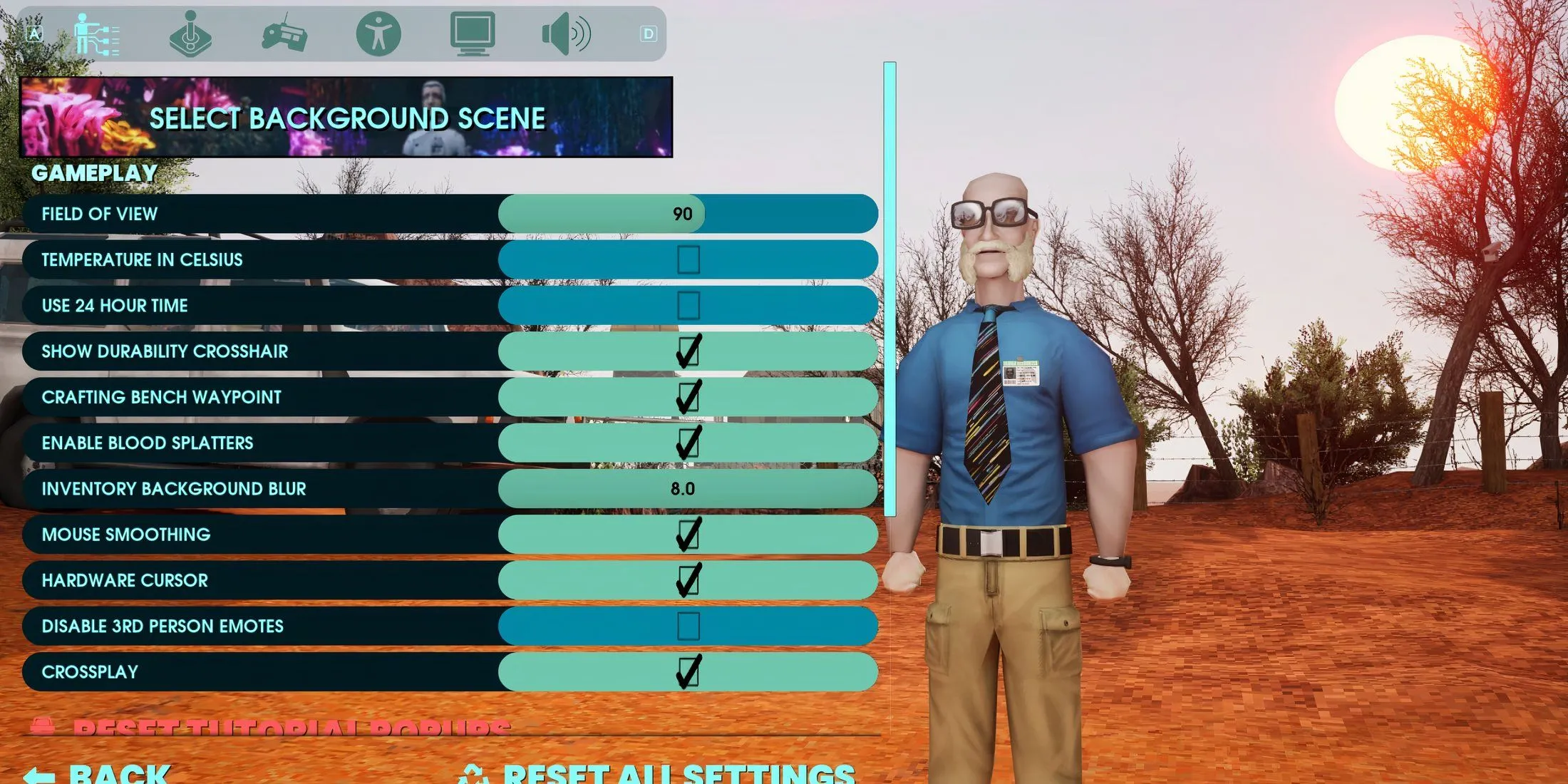 Giao diện cài đặt kích hoạt tính năng Crossplay trong Abiotic Factor