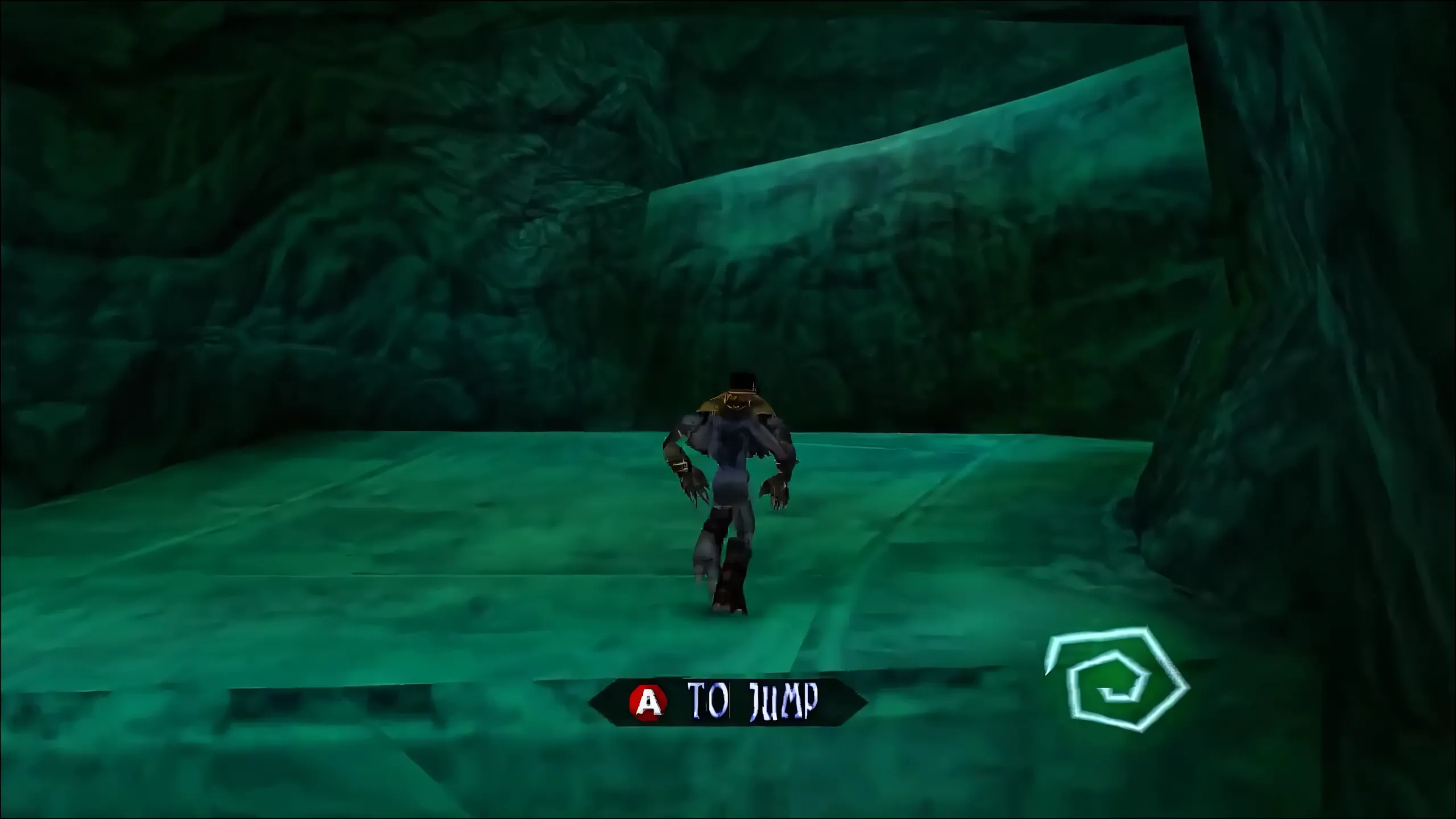 Góc nhìn từ trên cao xuống vực sâu Abyss trong Legacy of Kain: Soul Reaver