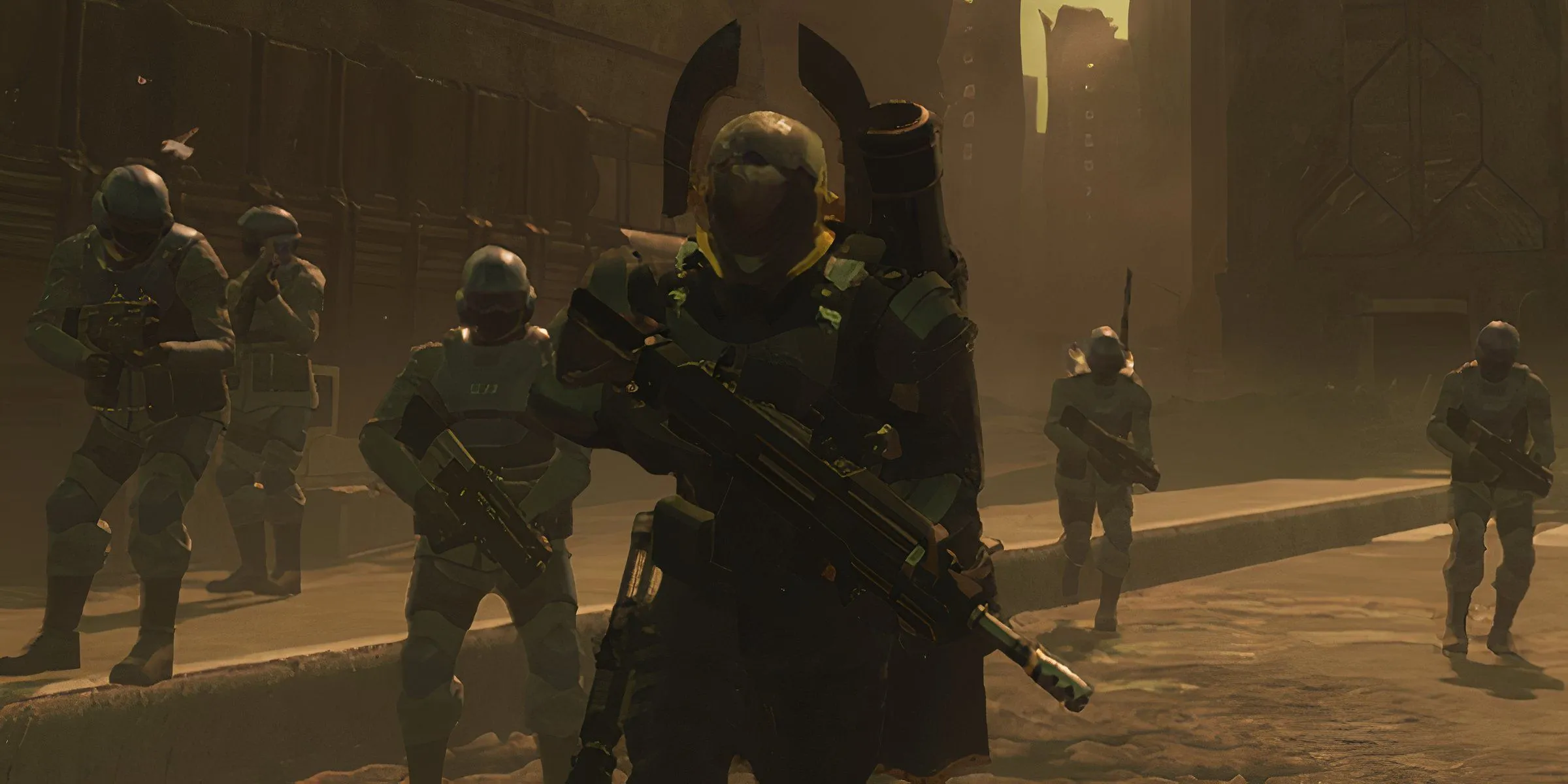 Helldivers 2: Một người lính Helldiver đang đối mặt với kẻ thù trên chiến trường hiểm ác