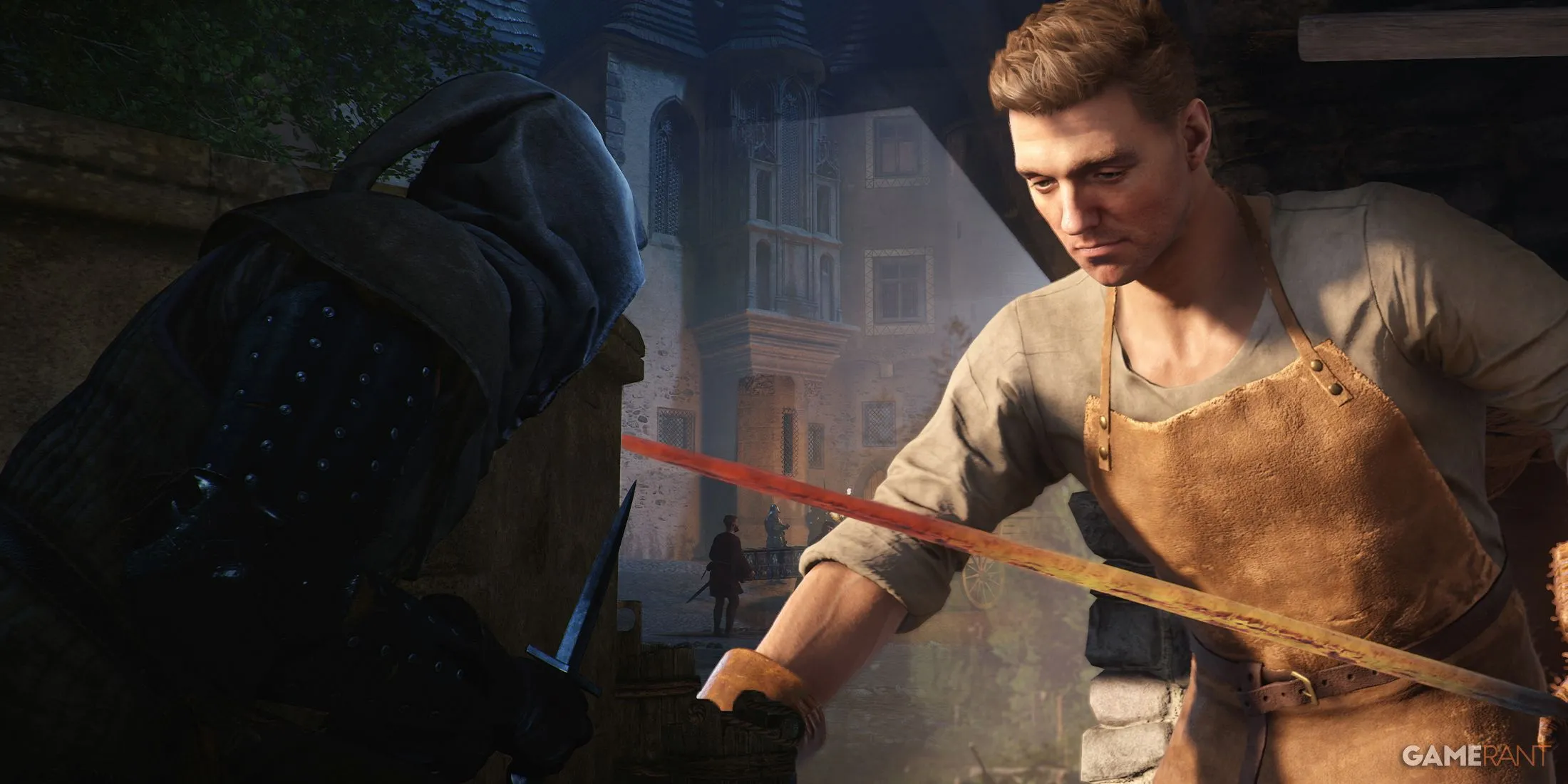 Henry đứng trước lò rèn đổ nát, hình ảnh gợi mở về DLC Legacy of the Forge KCD2 tiềm năng endgame