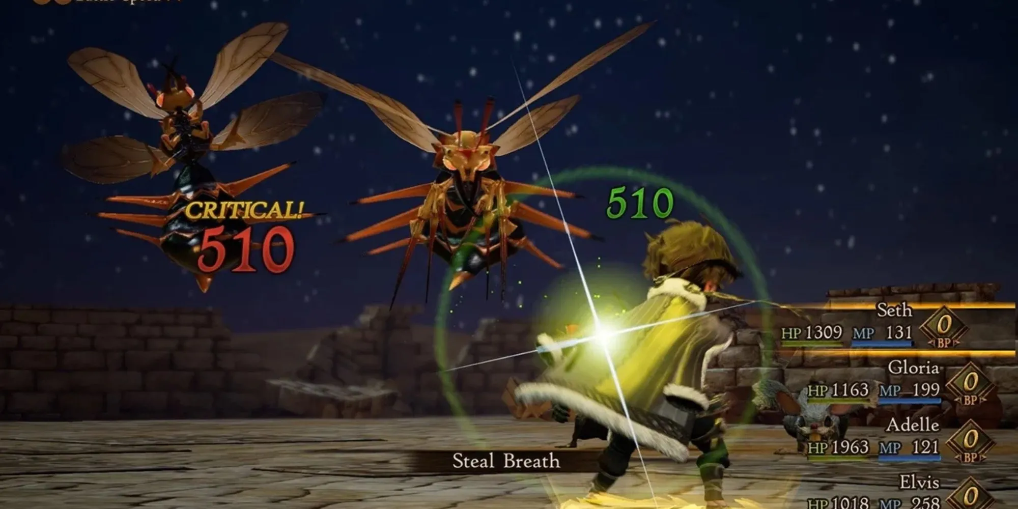 Hình ảnh game Bravely Default II với phong cách đồ họa 3D chibi và môi trường diorama đẹp mắt