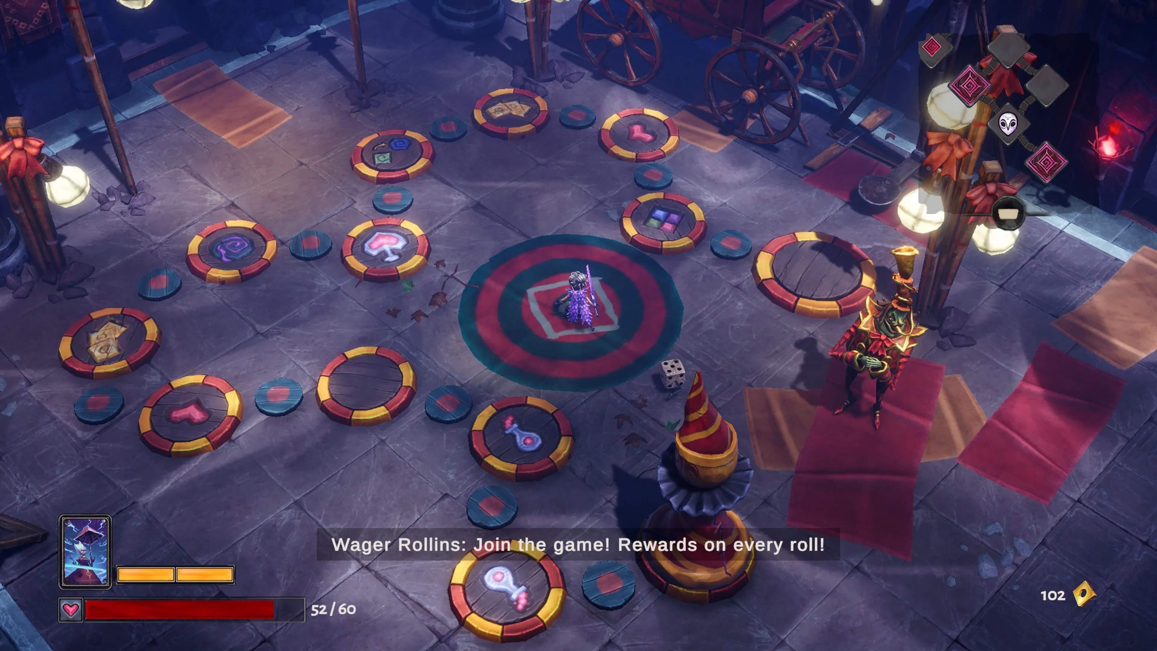 Hình ảnh gameplay chiến đấu trong Lost In Random The Eternal Die
