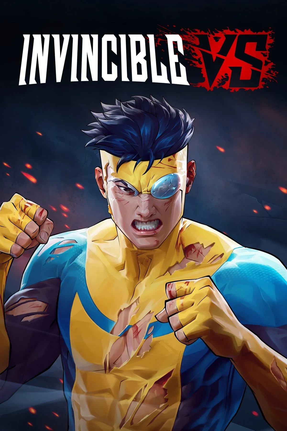 Hình ảnh nghệ thuật chính thức của Invincible VS, thể hiện sự đối đầu kịch tính giữa các siêu anh hùng