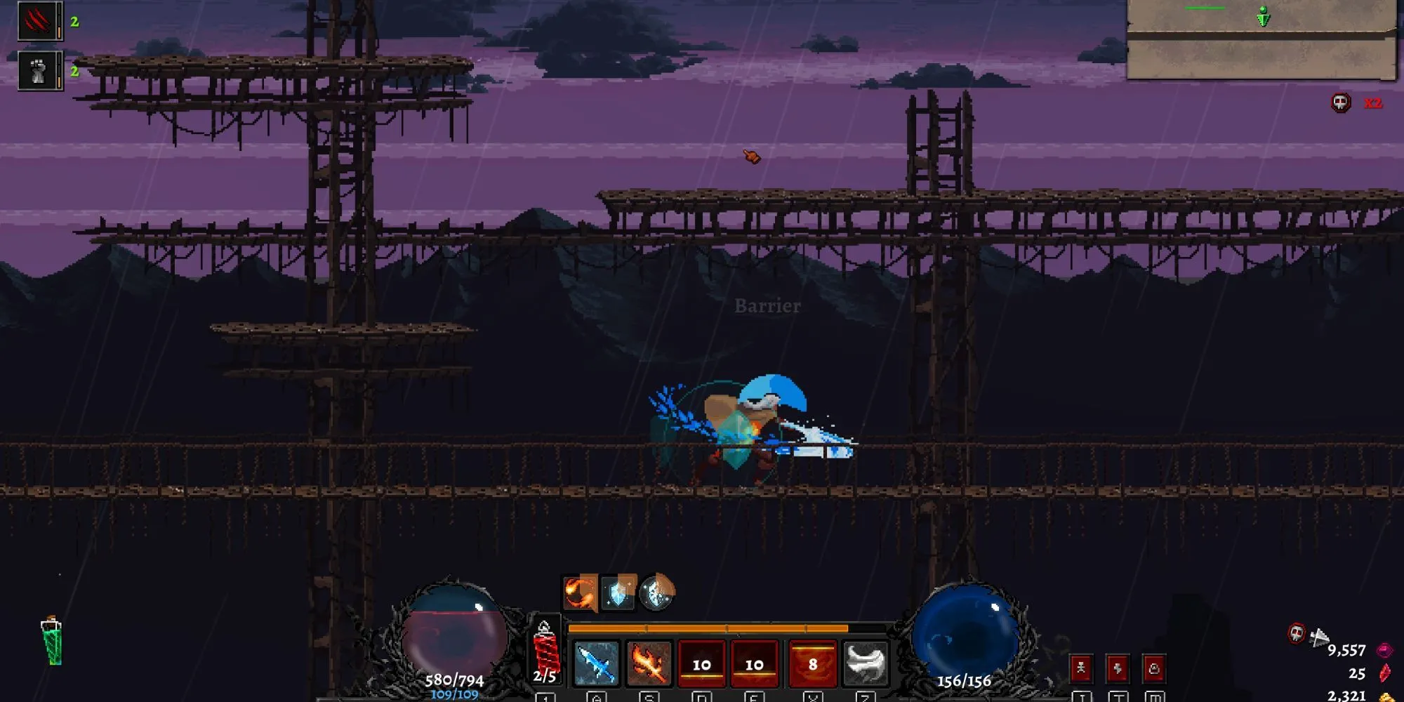 Hoạt ảnh tấn công hoặc di chuyển của nhân vật Dragon Is Dead