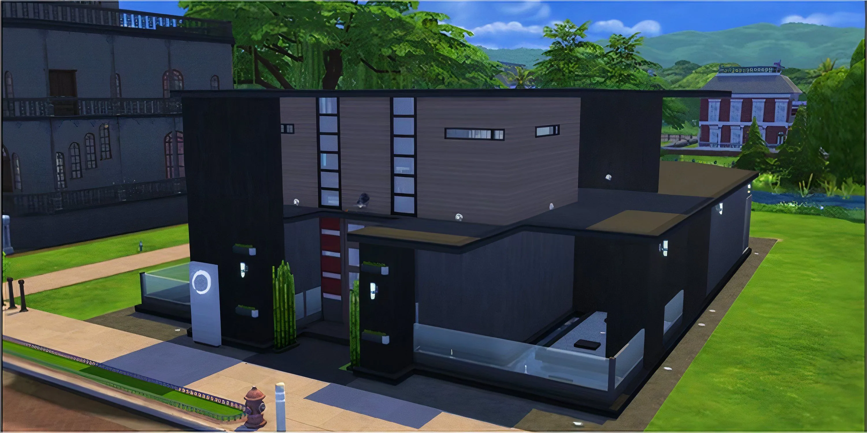 Không gian thư giãn sang trọng tại Perfect Balance Spa trong The Sims 4, nơi Sims có thể tìm thấy sự cân bằng và phục hồi năng lượng