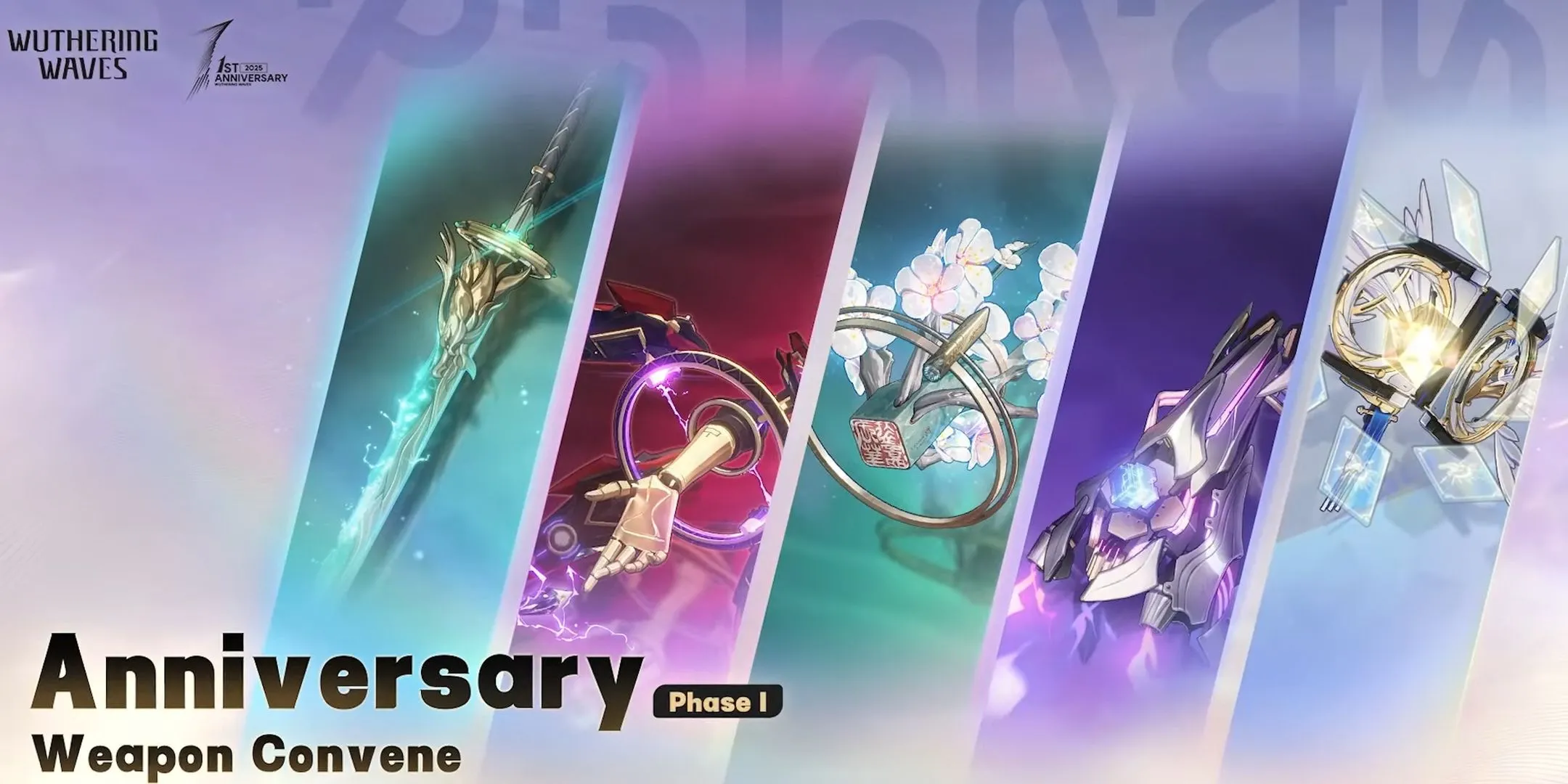 Kỷ niệm Weapon Convene rerun Phase 1 Wuthering Waves WuWa lịch sử banner