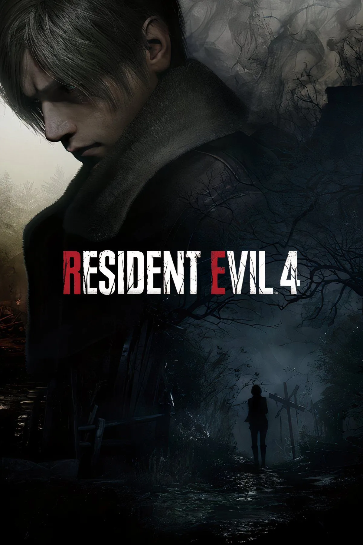 Leon S. Kennedy đối mặt với Las Plagas trong Resident Evil 4 Remake, bối cảnh u ám hơn.