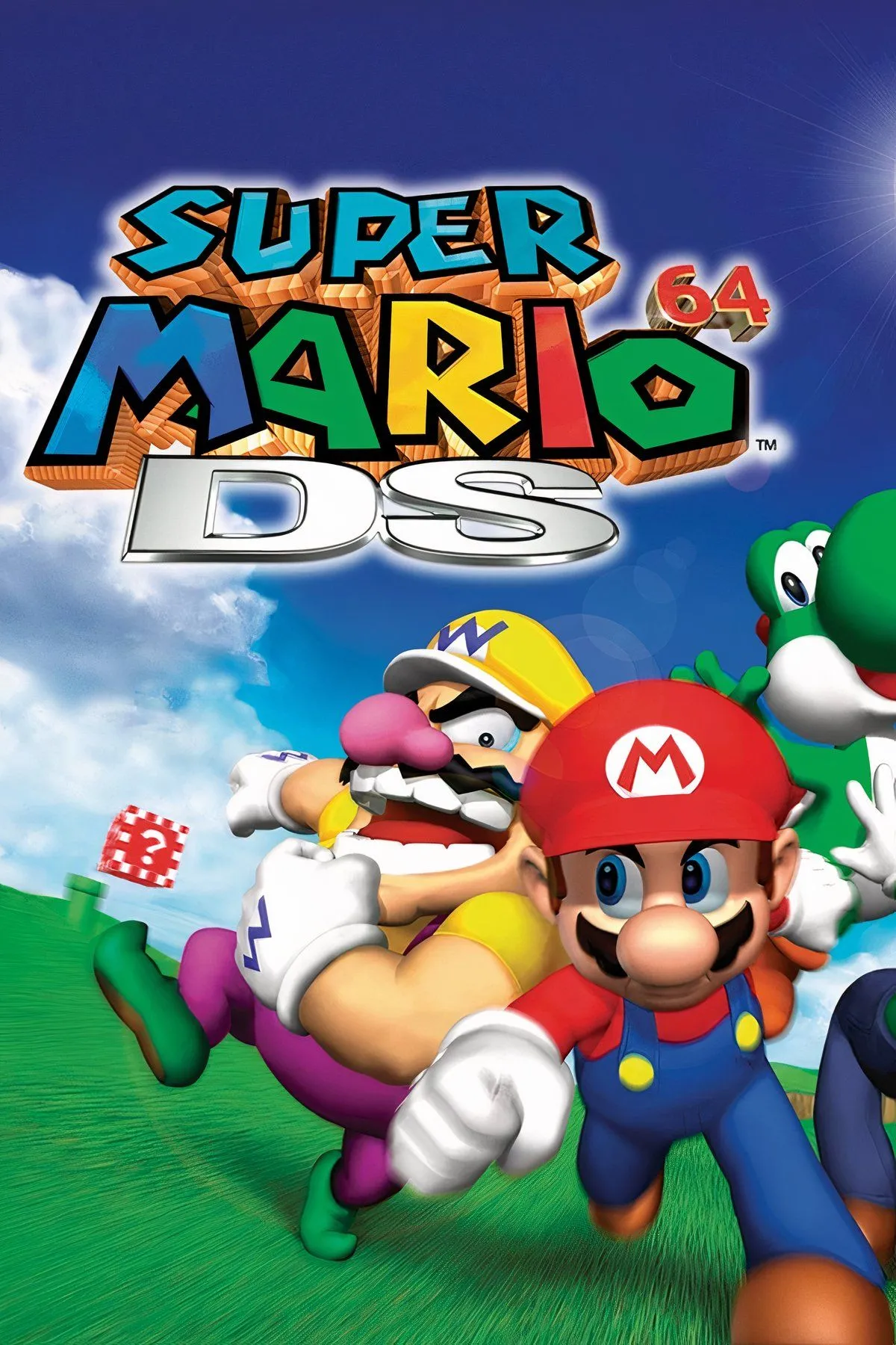 Mario, Luigi, Wario và Yoshi cùng nhau phiêu lưu trong Super Mario 64 DS.