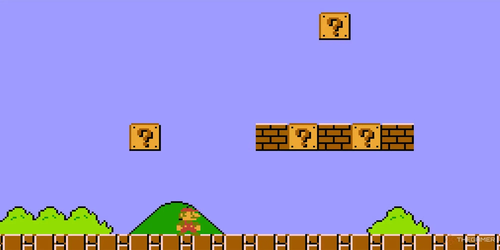 Mario trong màn 1-1 của Super Mario Bros NES, biểu tượng cho sự minh bạch trong cộng đồng speedrun.