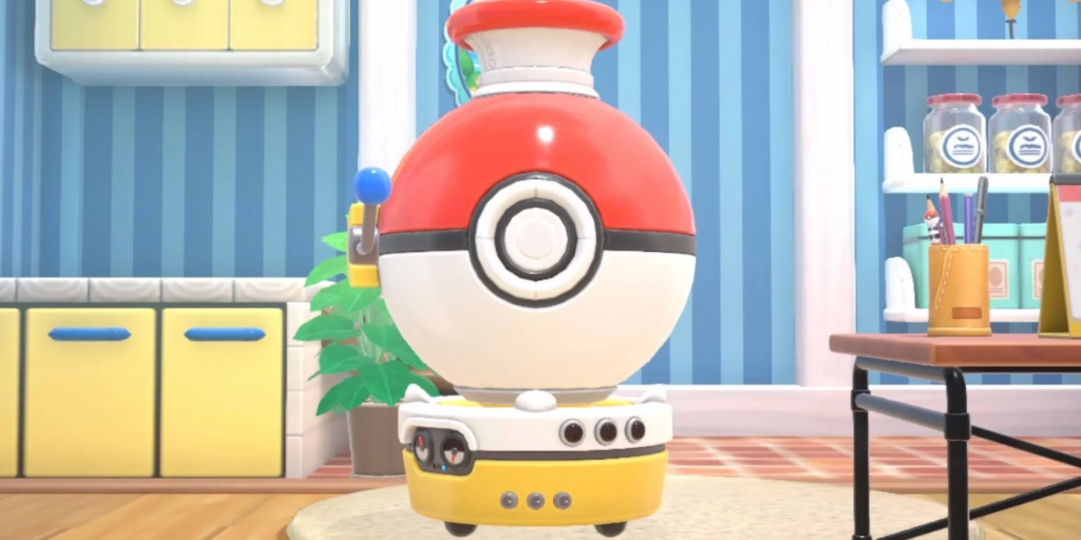 Máy Plush-O-Matic hình Pokeball khổng lồ trong Pokemon Friends