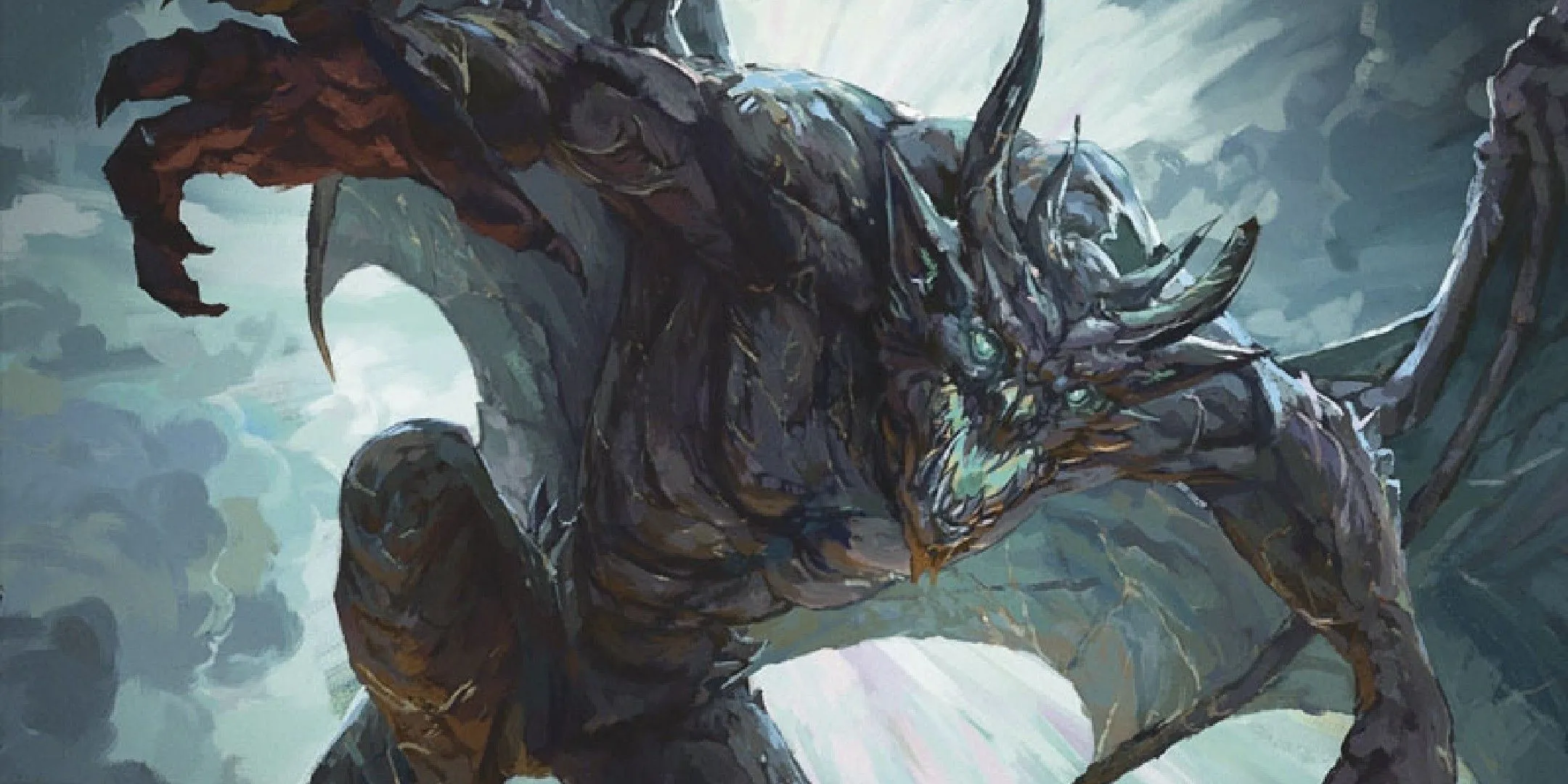 Một tượng Gargoyle (Thạch Quỷ) sống động đứng đe dọa trong Dungeons &amp; Dragons, thường bị nhầm là vật trang trí.