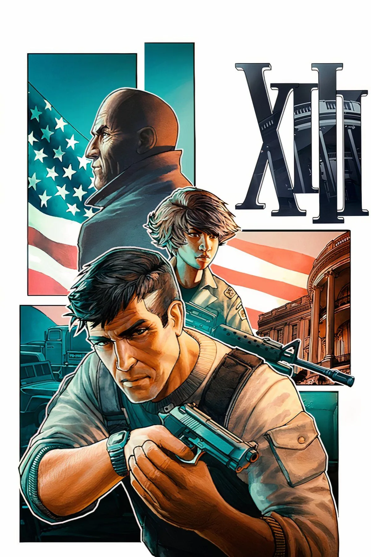 Nhân vật chính của game XIII phiên bản làm lại với đồ họa cel-shaded đặc trưng