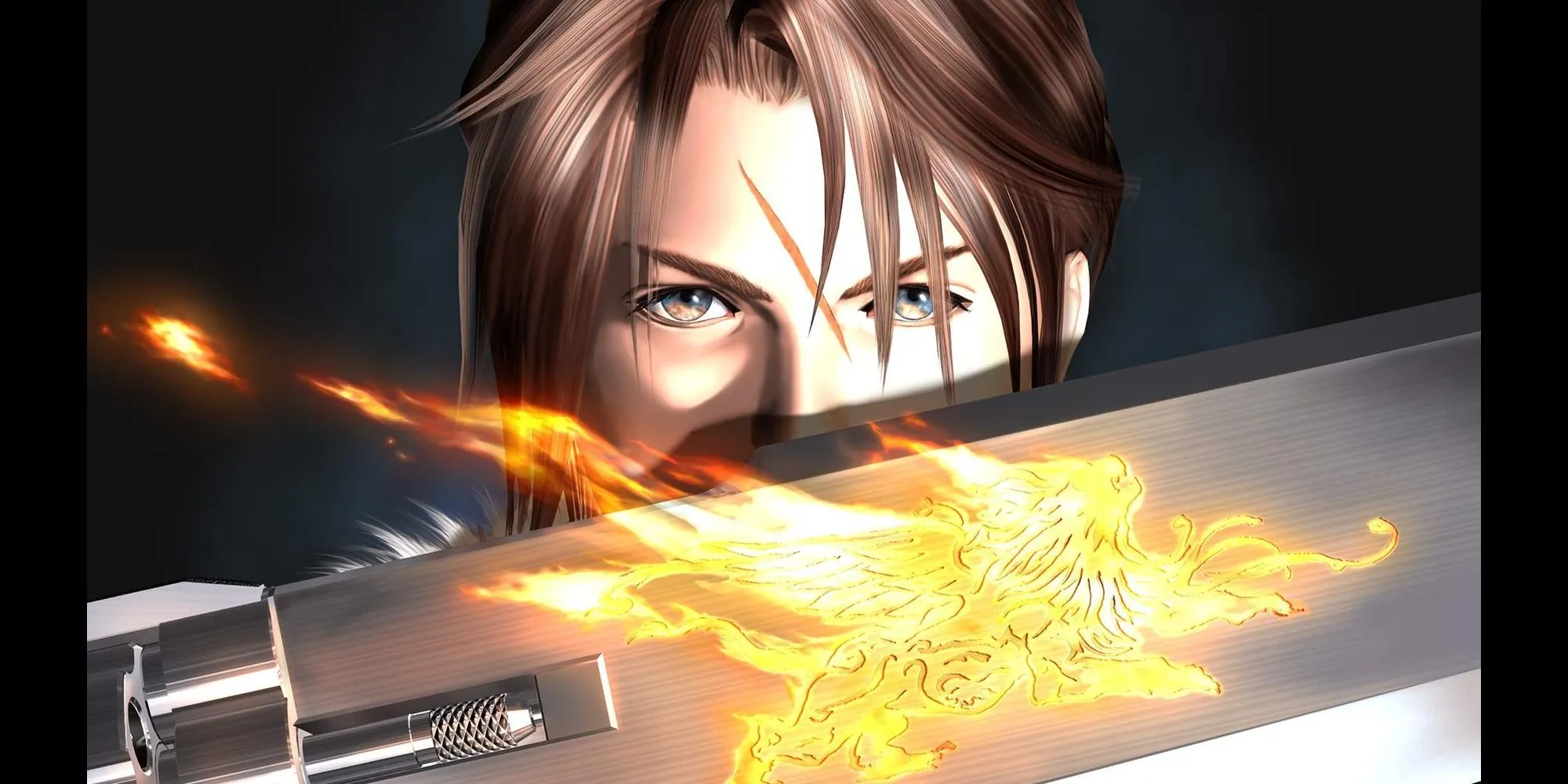 Nhân vật Squall Leonhart trong Final Fantasy VIII với đồ họa nhân vật đột phá