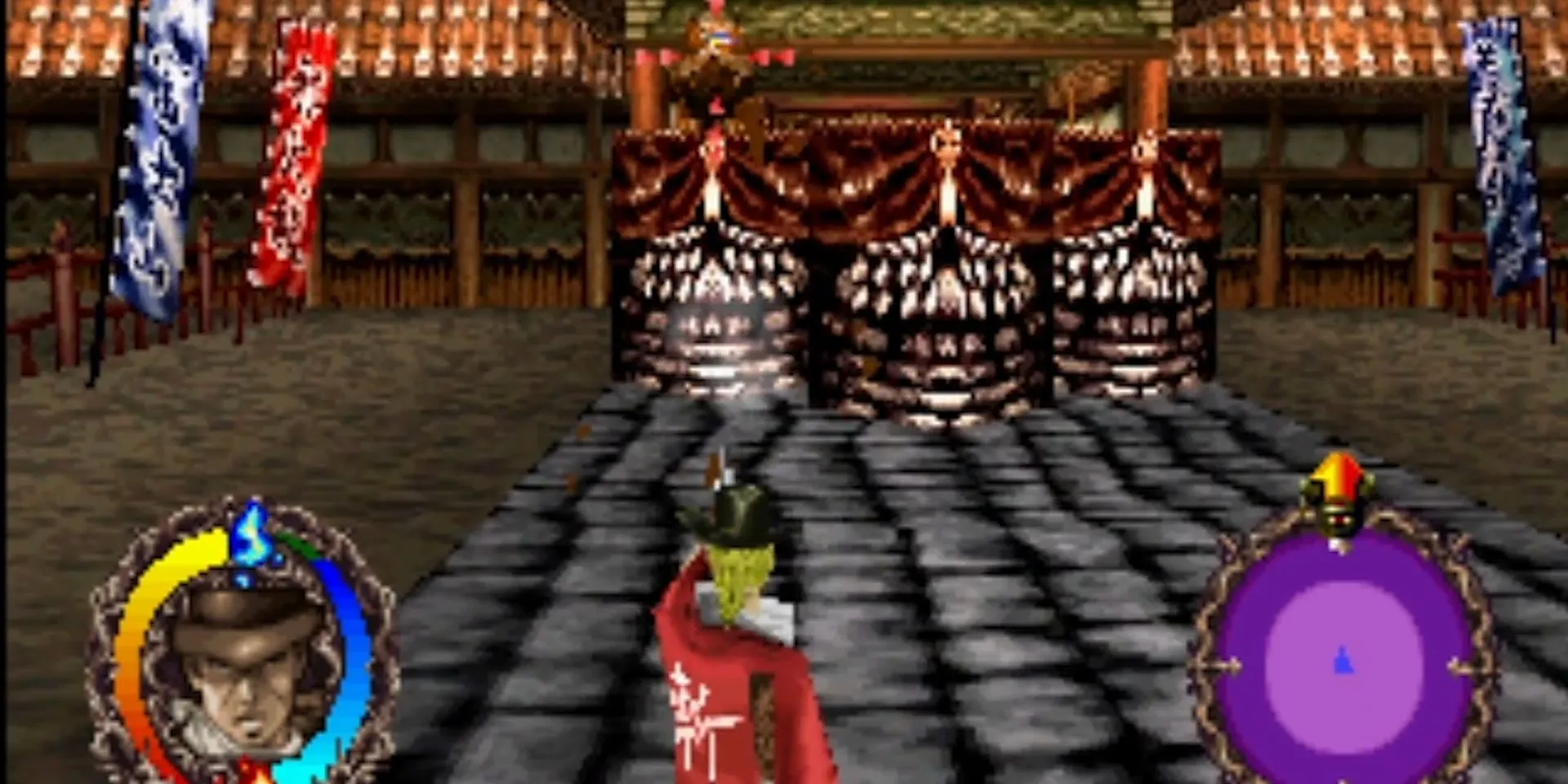 Nhân vật Zan giao tranh bằng súng và kiếm trong game Rising Zan: The Samurai Gunman