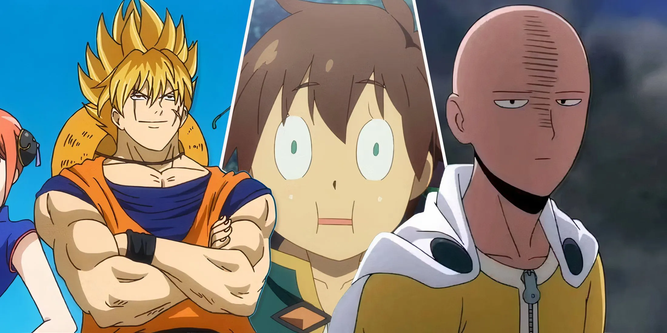 Những gương mặt tiêu biểu của làng anime hài hước: Konosuba, Gintama và One Punch Man