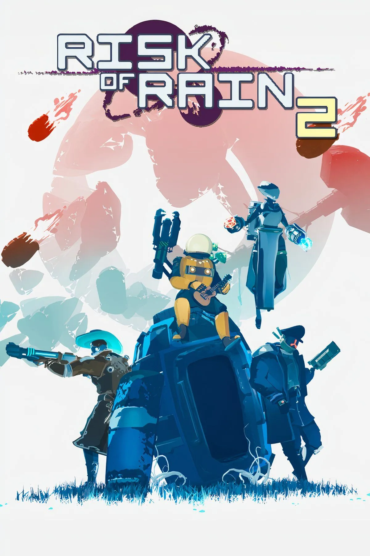 Poster chính thức của tựa game Roguelike hành động Risk of Rain 2