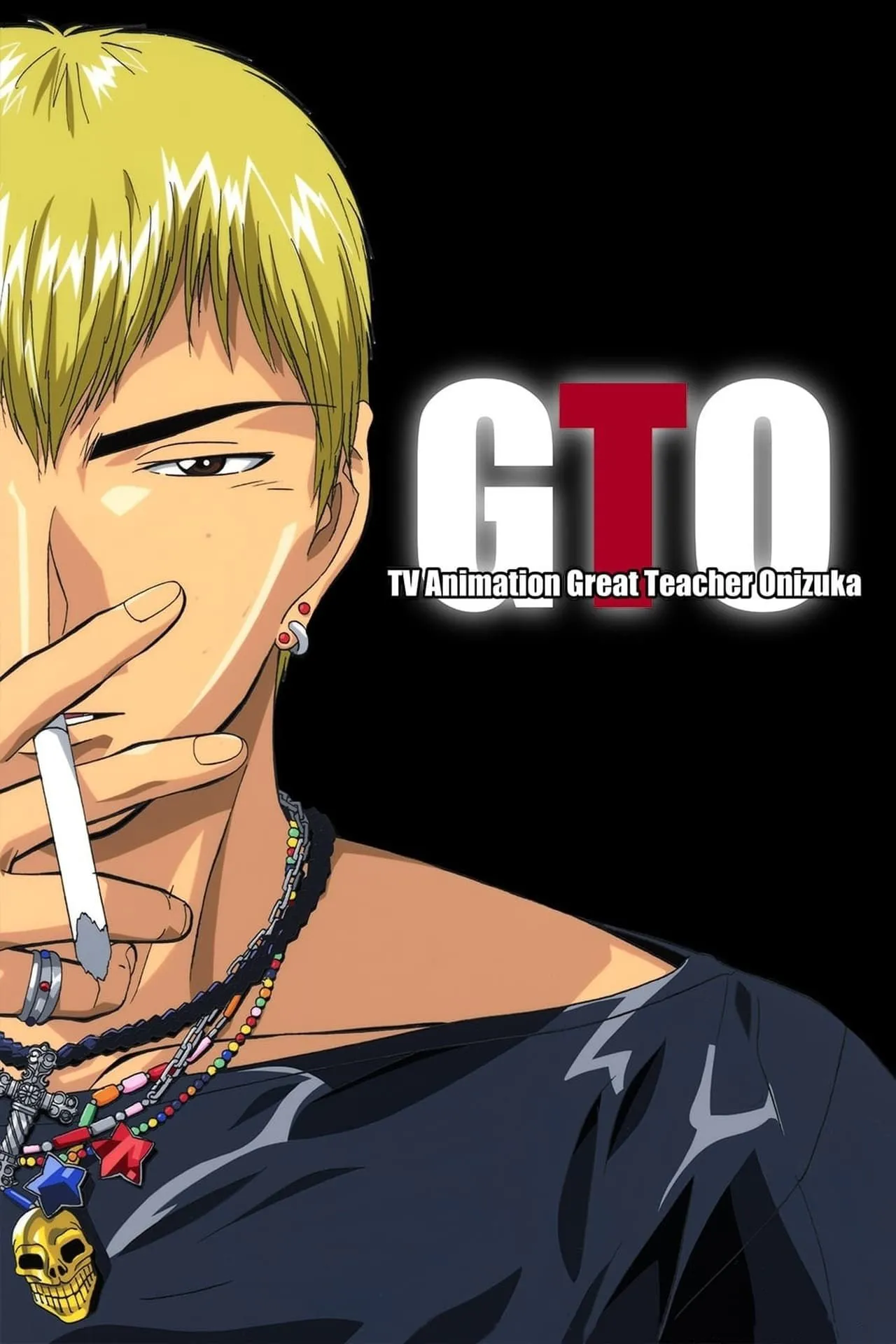 Poster của anime &quot;GTO: Great Teacher Onizuka&quot;, khắc họa hình ảnh giáo viên Onizuka độc đáo.