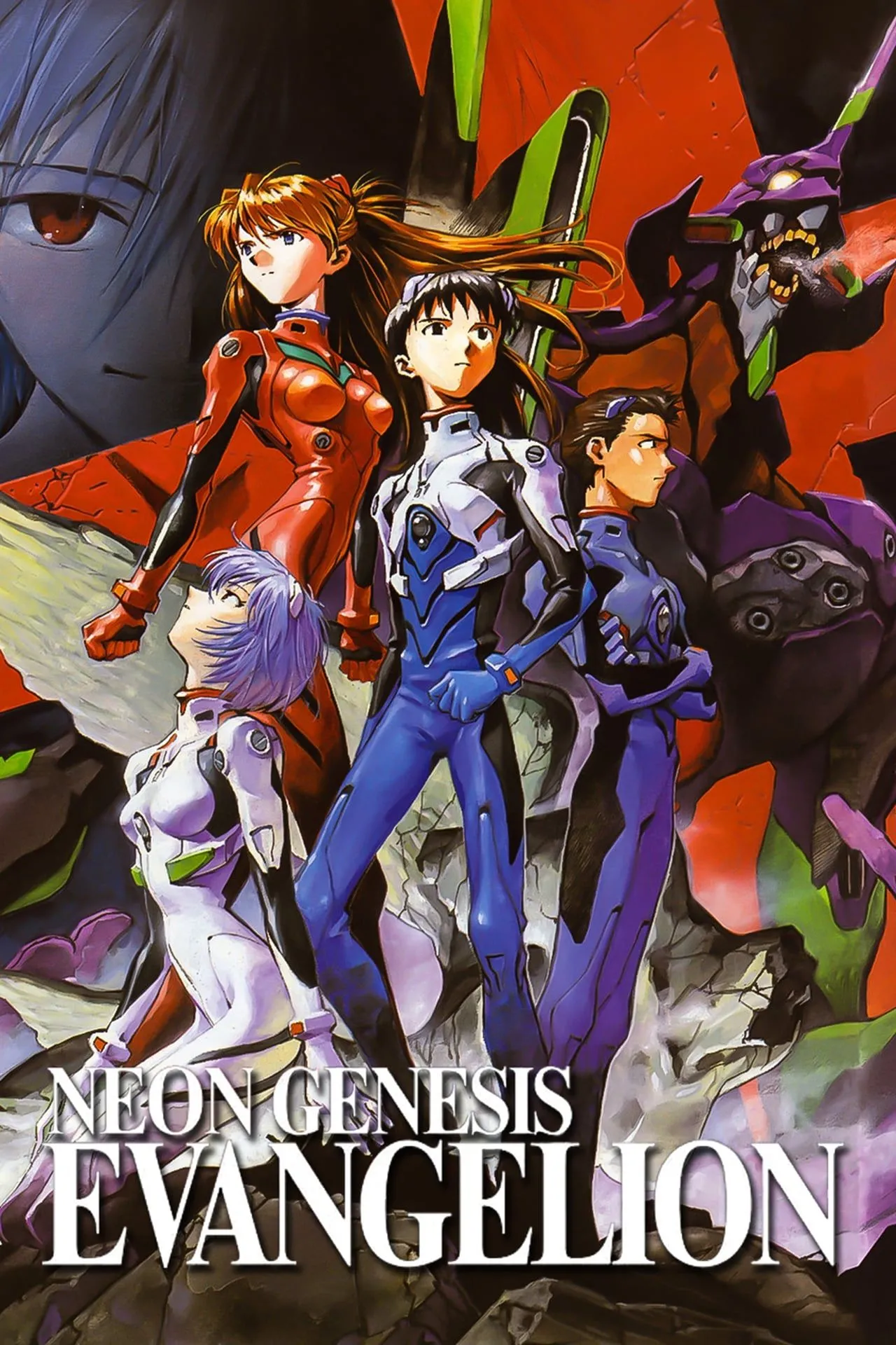 Poster của &quot;Neon Genesis Evangelion&quot;, một trong những anime mecha có ảnh hưởng nhất mọi thời đại.