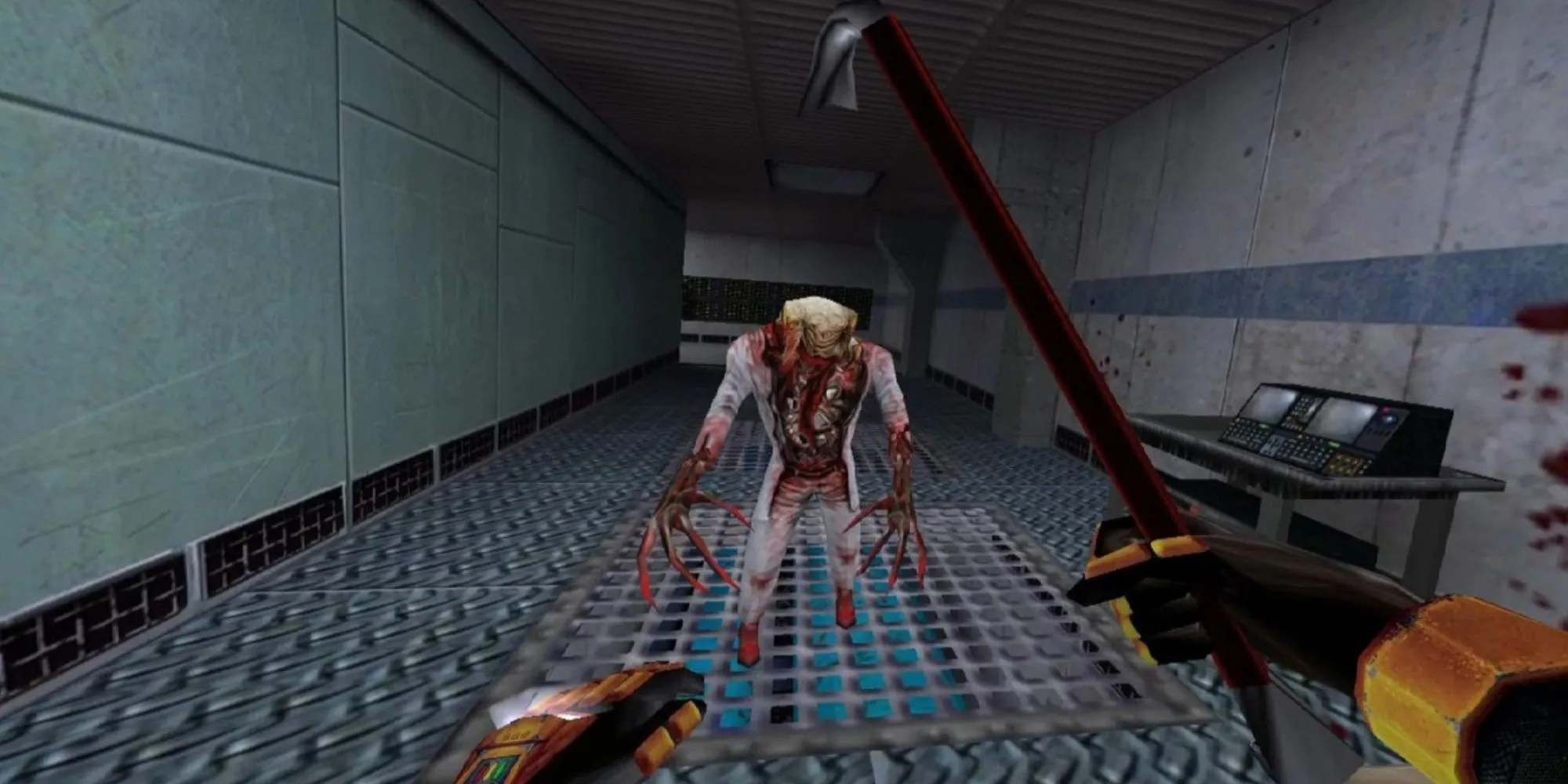 Quái vật Headcrab trong Half-Life 1 với đồ họa ấn tượng thập niên 90