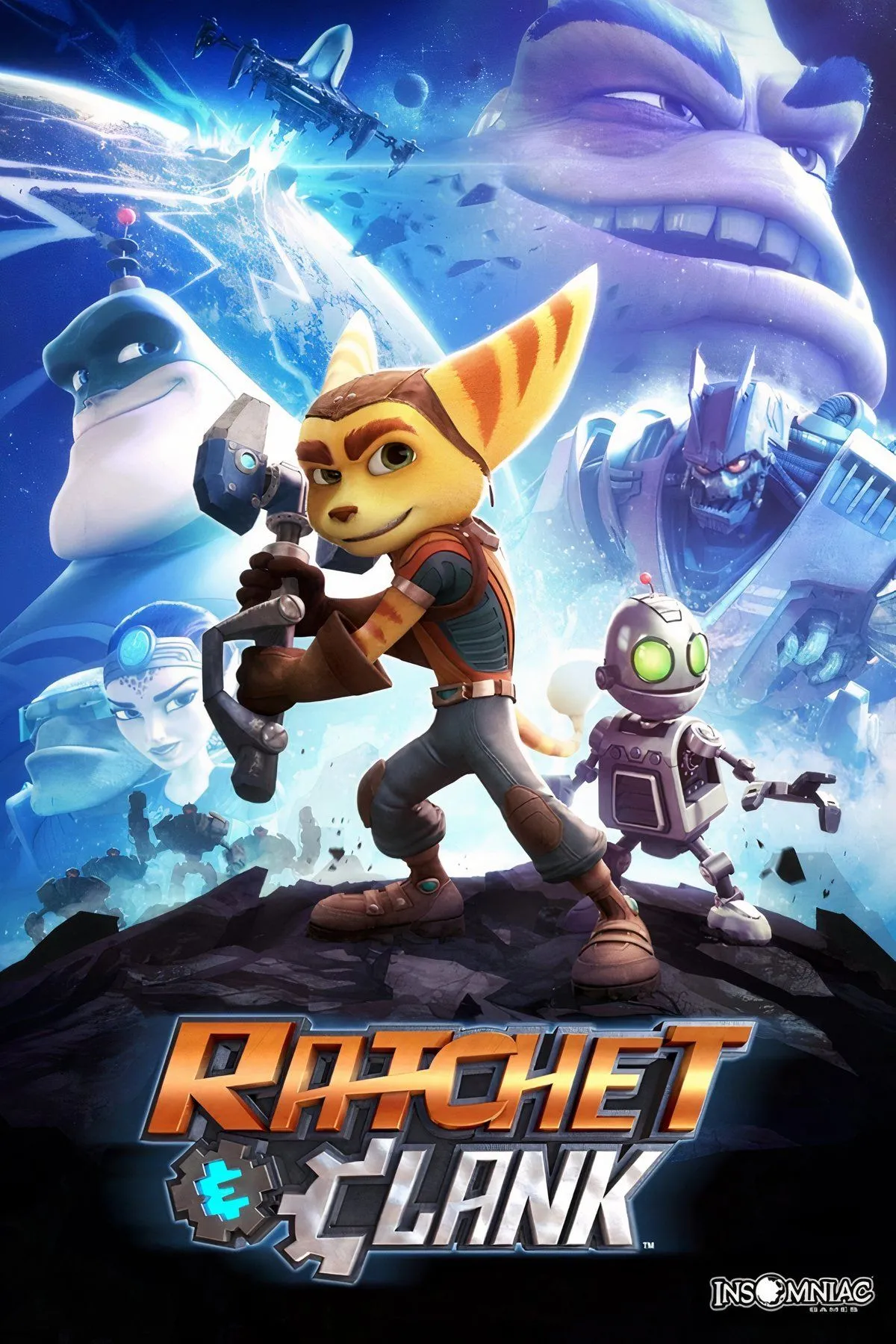Ratchet và Clank trong tựa game remake năm 2016, một tie-in phim