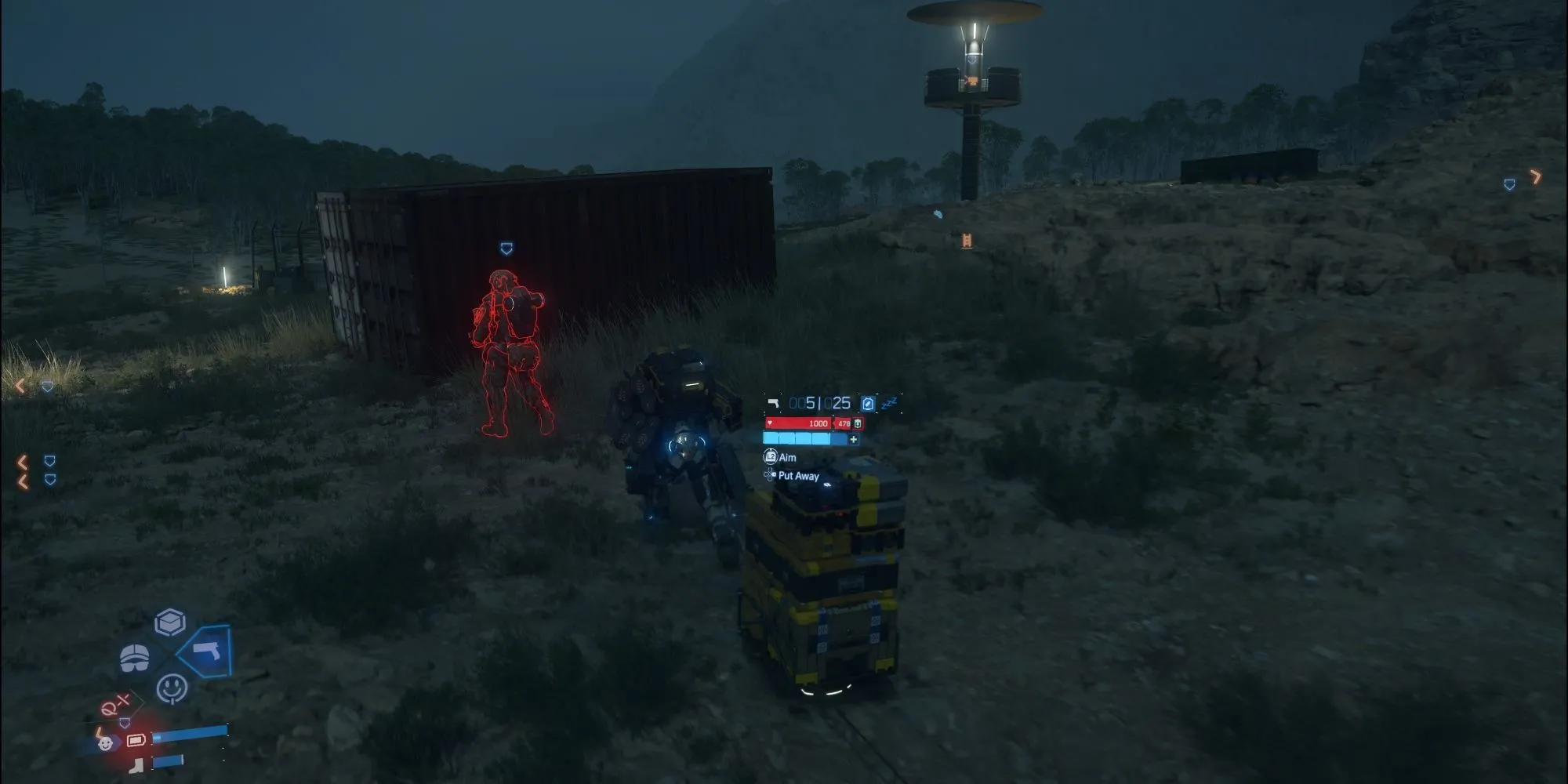 Sam Bridges đang cận chiến với một kẻ thù trong Death Stranding 2, thể hiện hệ thống chiến đấu được cải tiến.