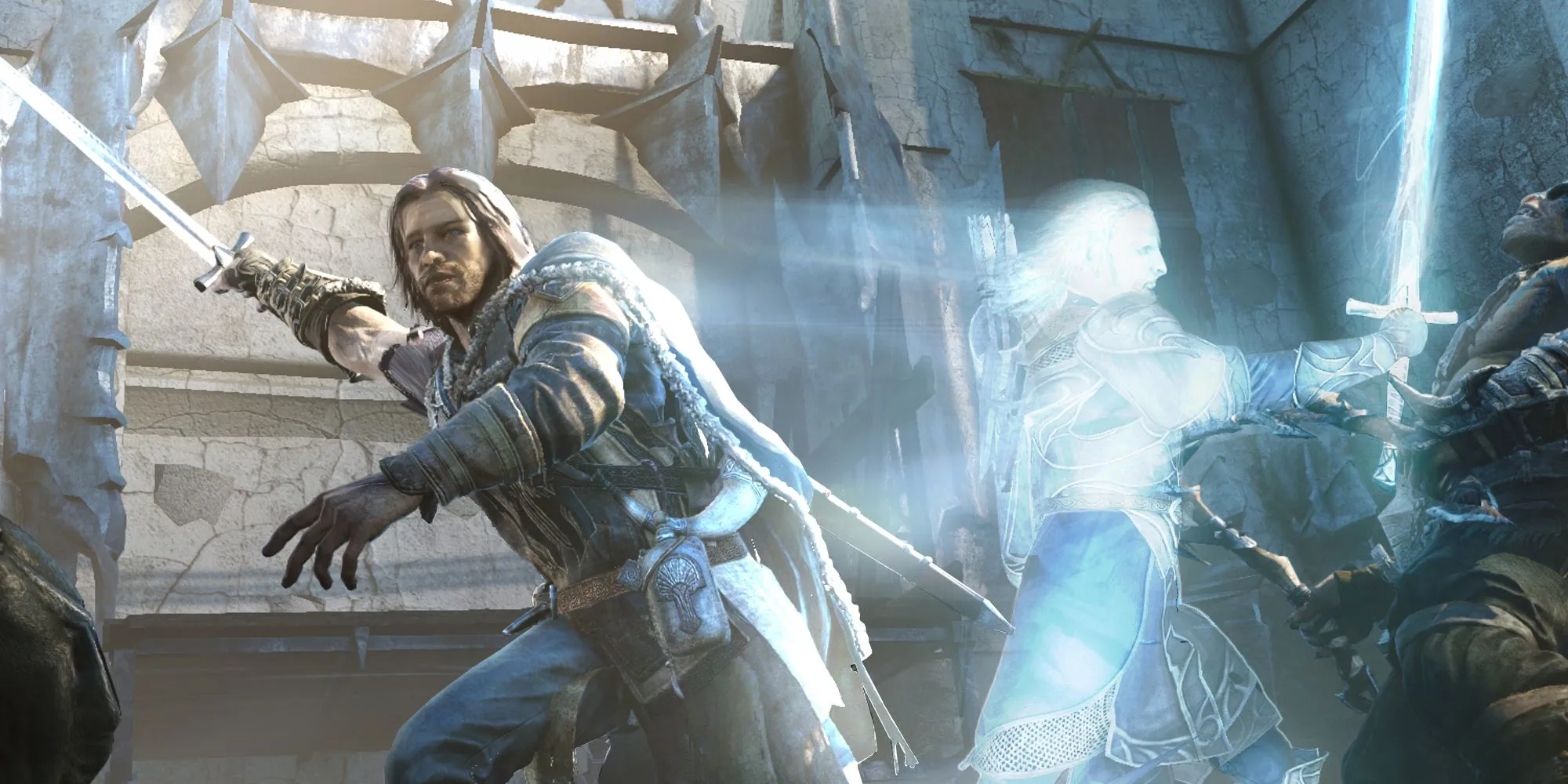 Talion và Celebrimbor trong Shadow of War