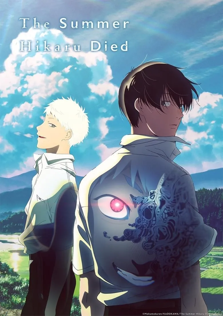 The Summer Hikaru Died: Poster anime kinh dị với Yoshiki và Hikaru bí ẩn